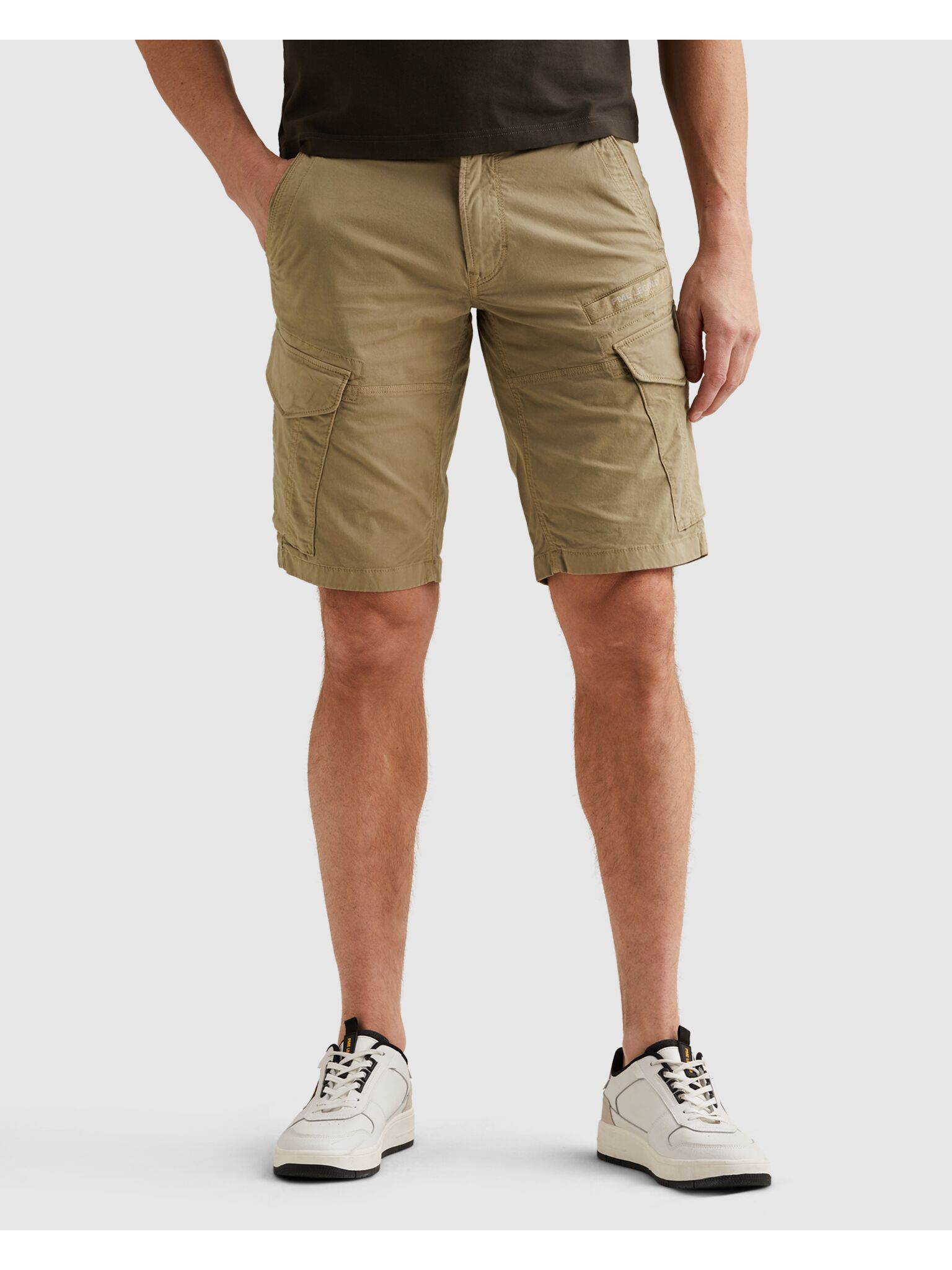 NORDROP CARGO SHORTS STRETCH TWILL, Coriander #1