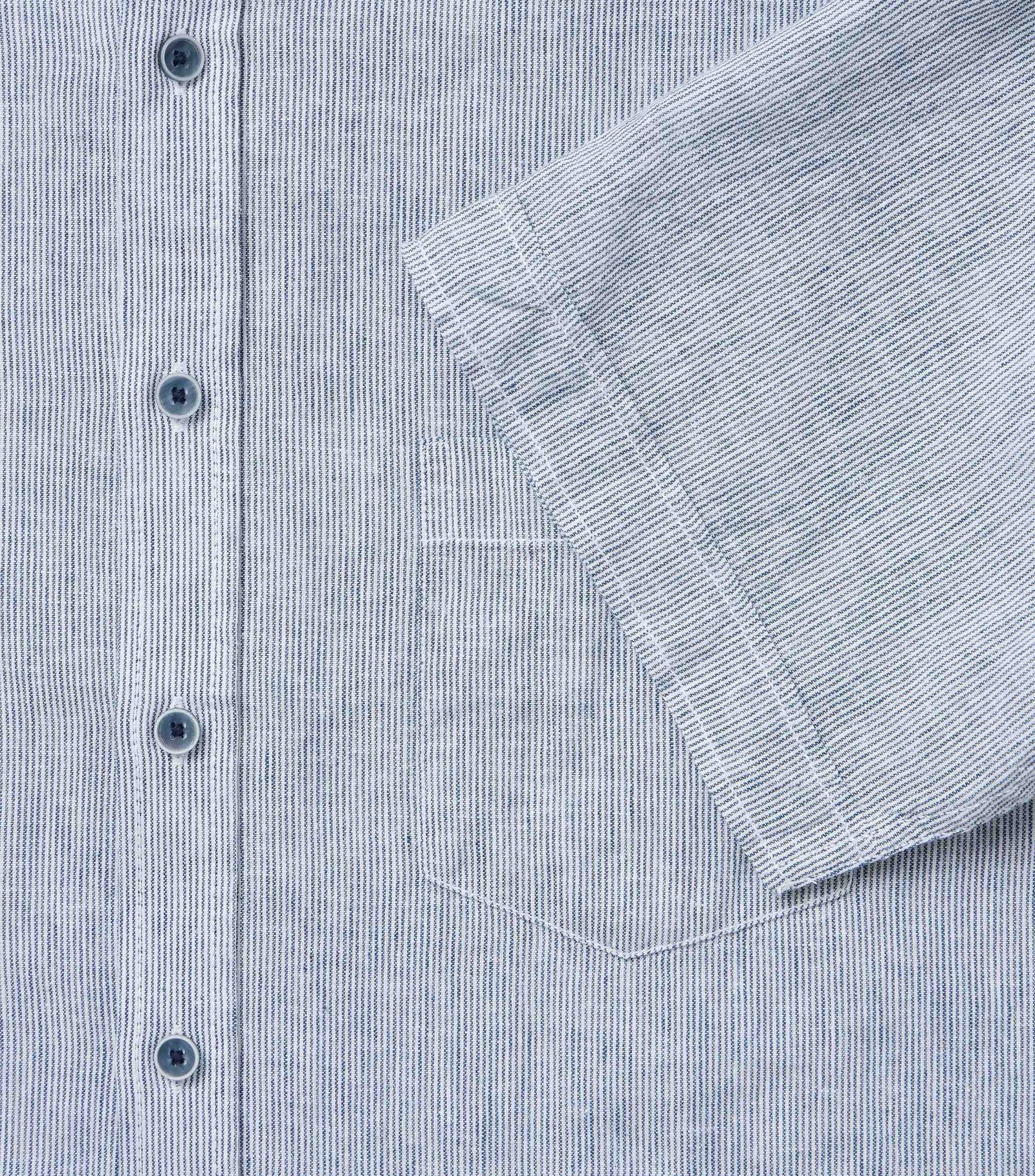Casa Moda |  Leinenhemd Kurzarm | M | blau