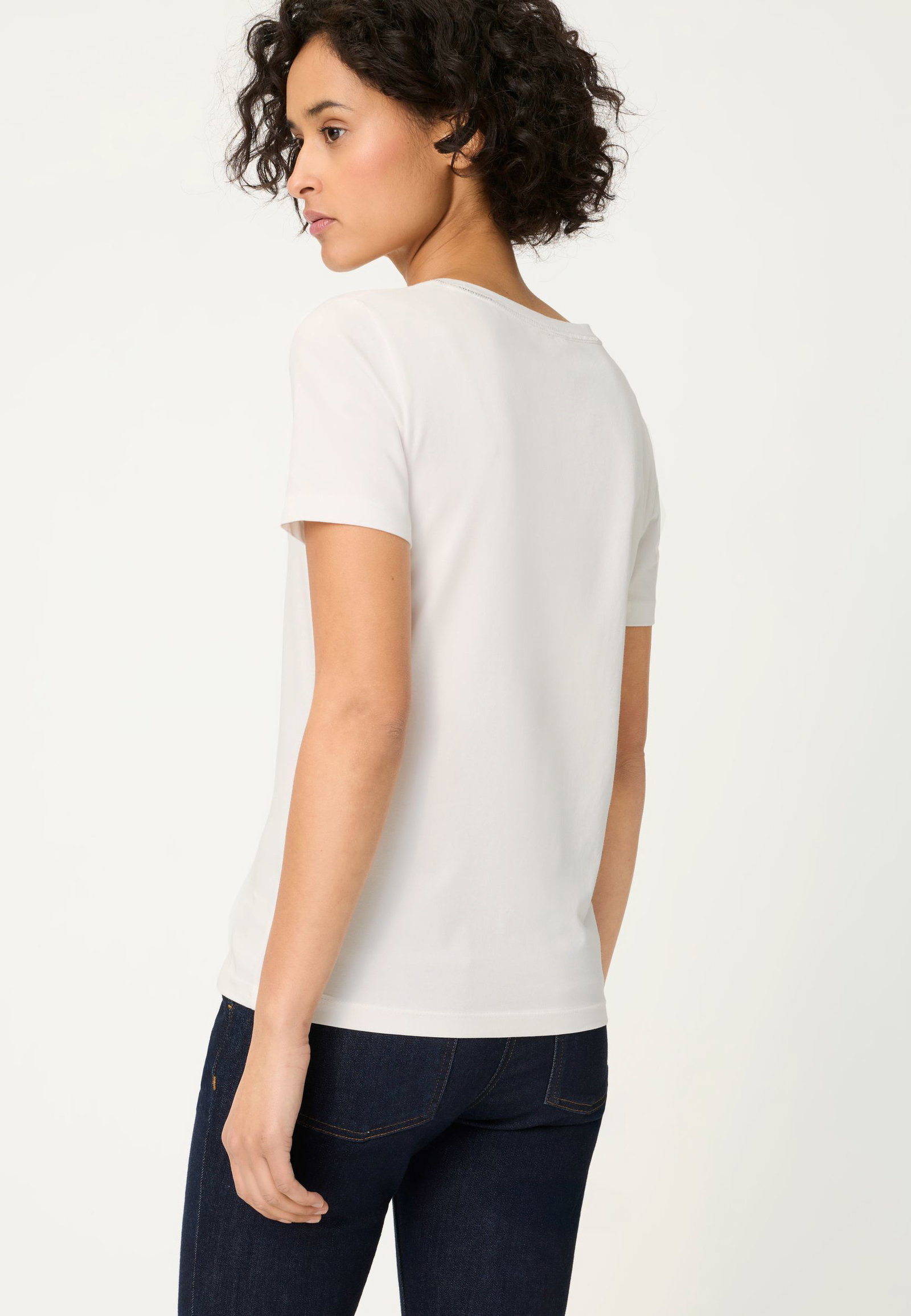 Olsen |  T-Shirt Short Sleeves | 48 | off white