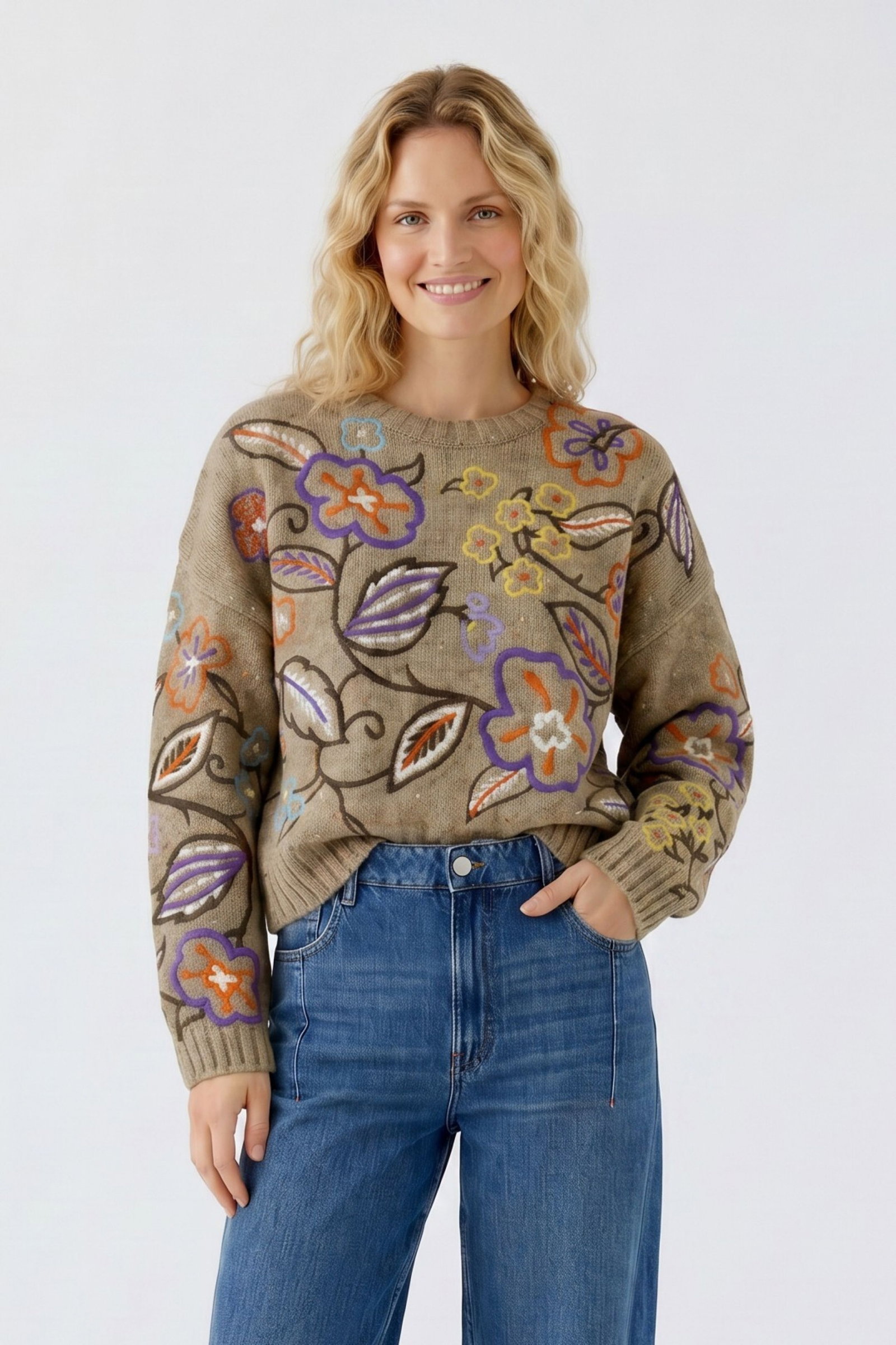 Pullover, camel violet #5