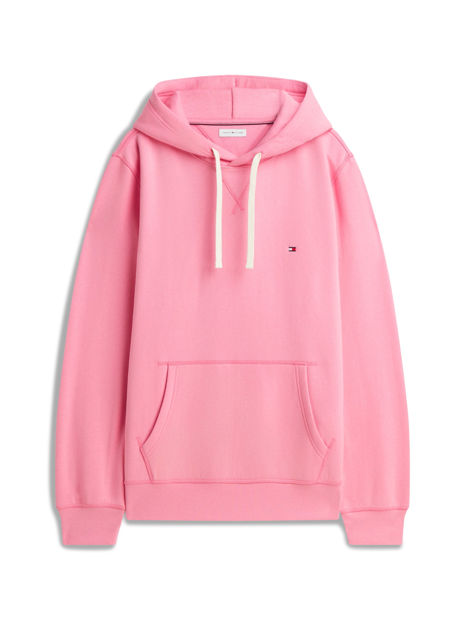 ESS SEASONAL FLEECE HOODY, PINK #1