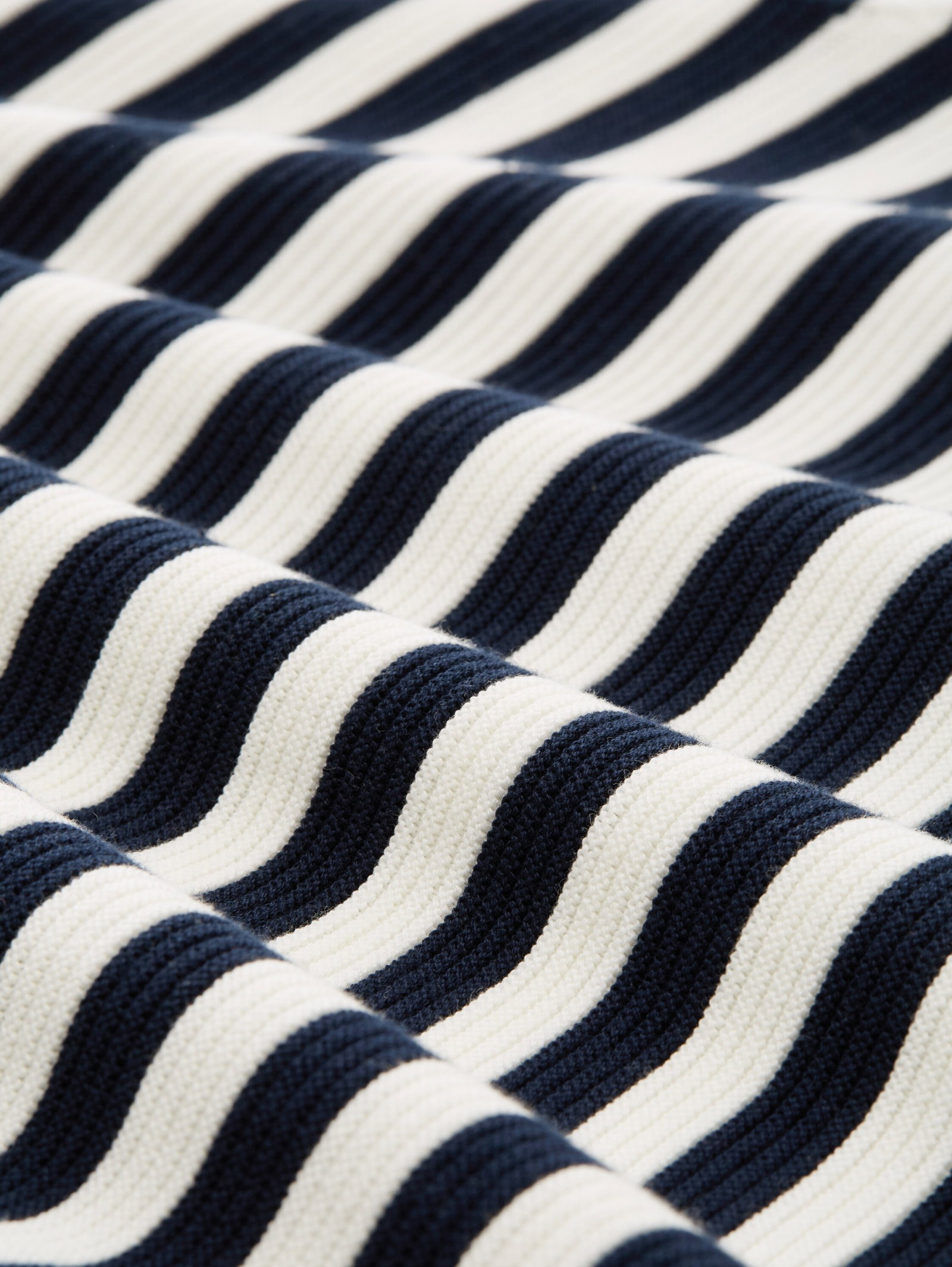 sweater new ottoman, dark navy white stripe #2