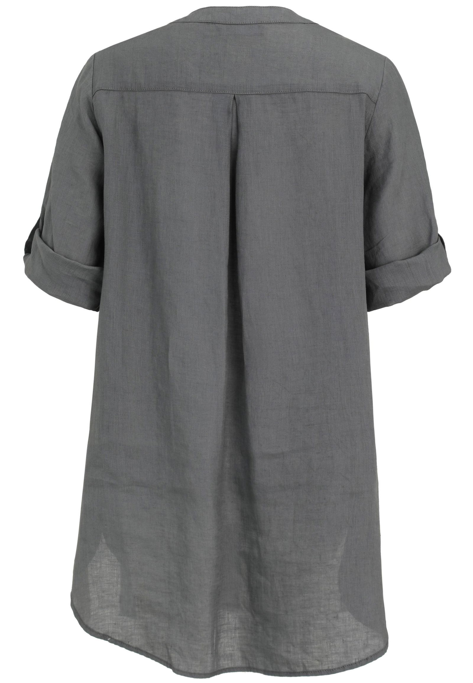|  Bluse 1/2 Arm, Grau | 46 | mittelgrau