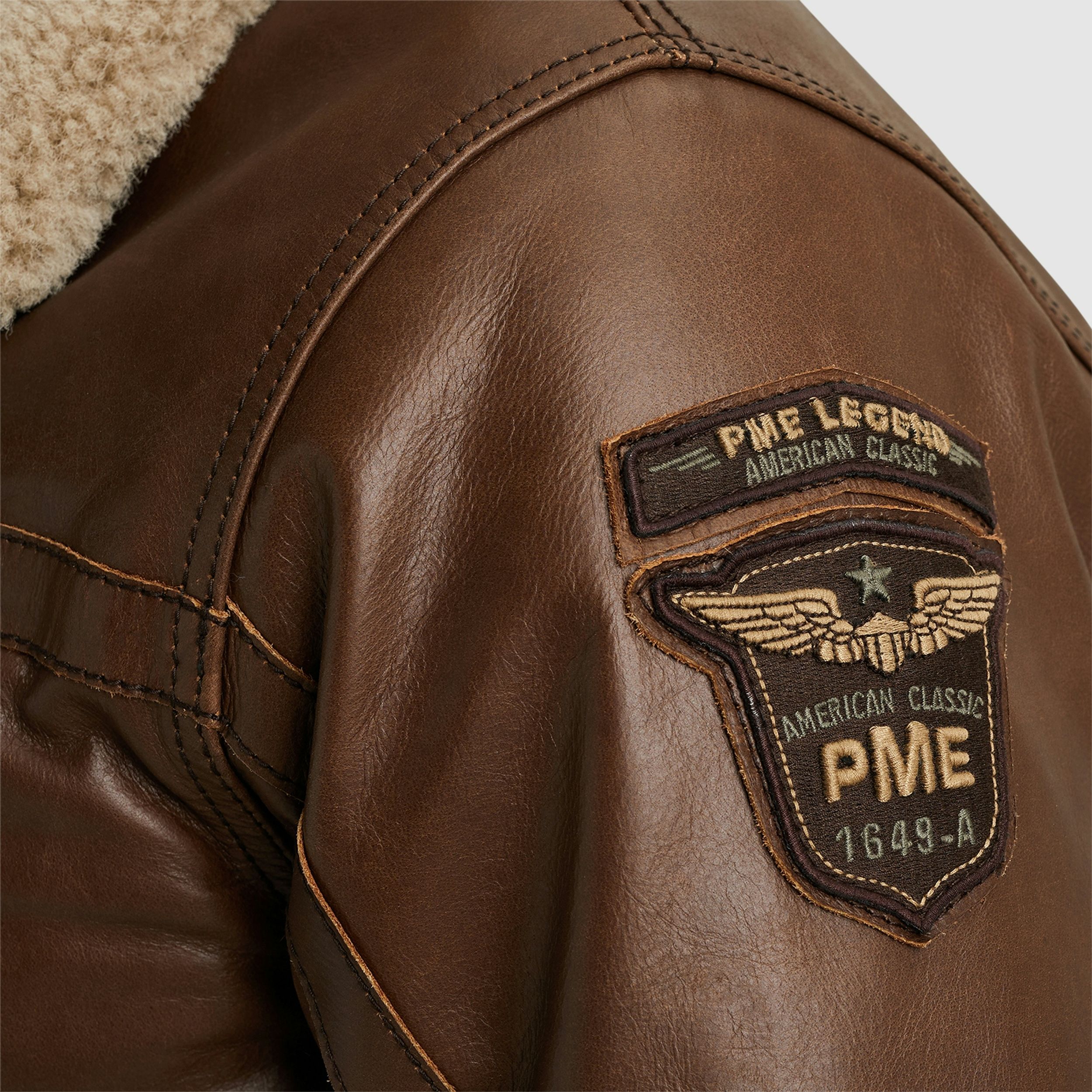 PME Legend |  PME Legend Lederjacke  | XXL | d.brown