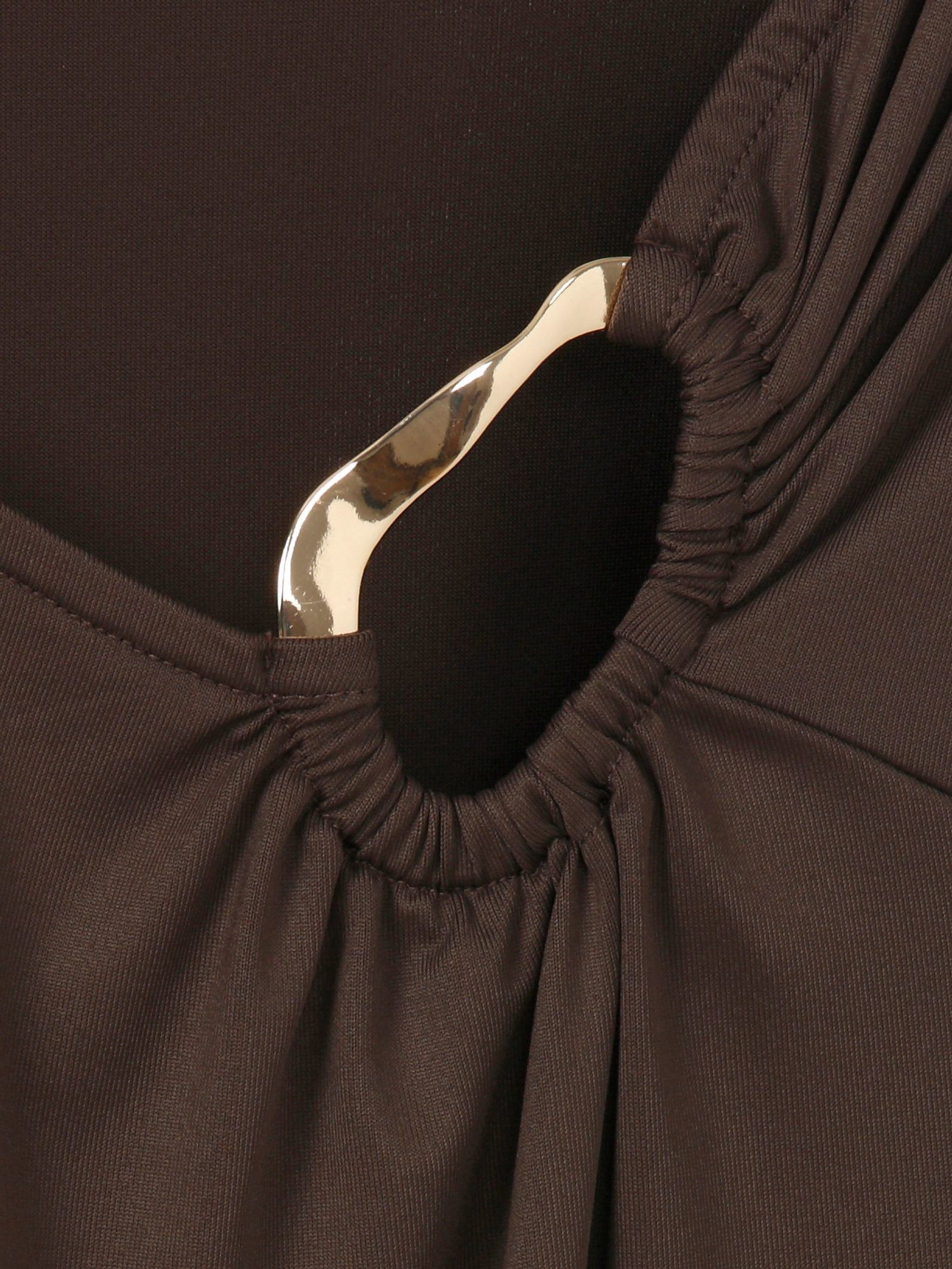 VIA APPIA DUE |  T-Shirt V-Ausschnitt 1/2 Arm Schmuck | 50