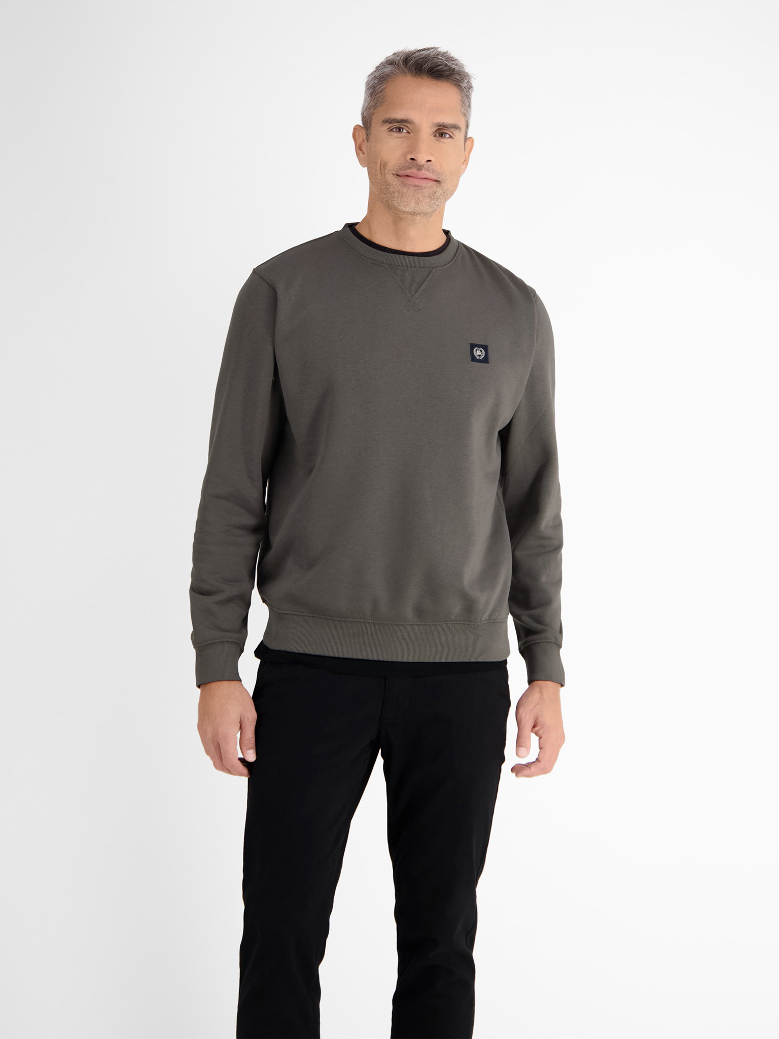 SWEATSHIRT/TROYER/RH/V-NE, BASALT GREY #3