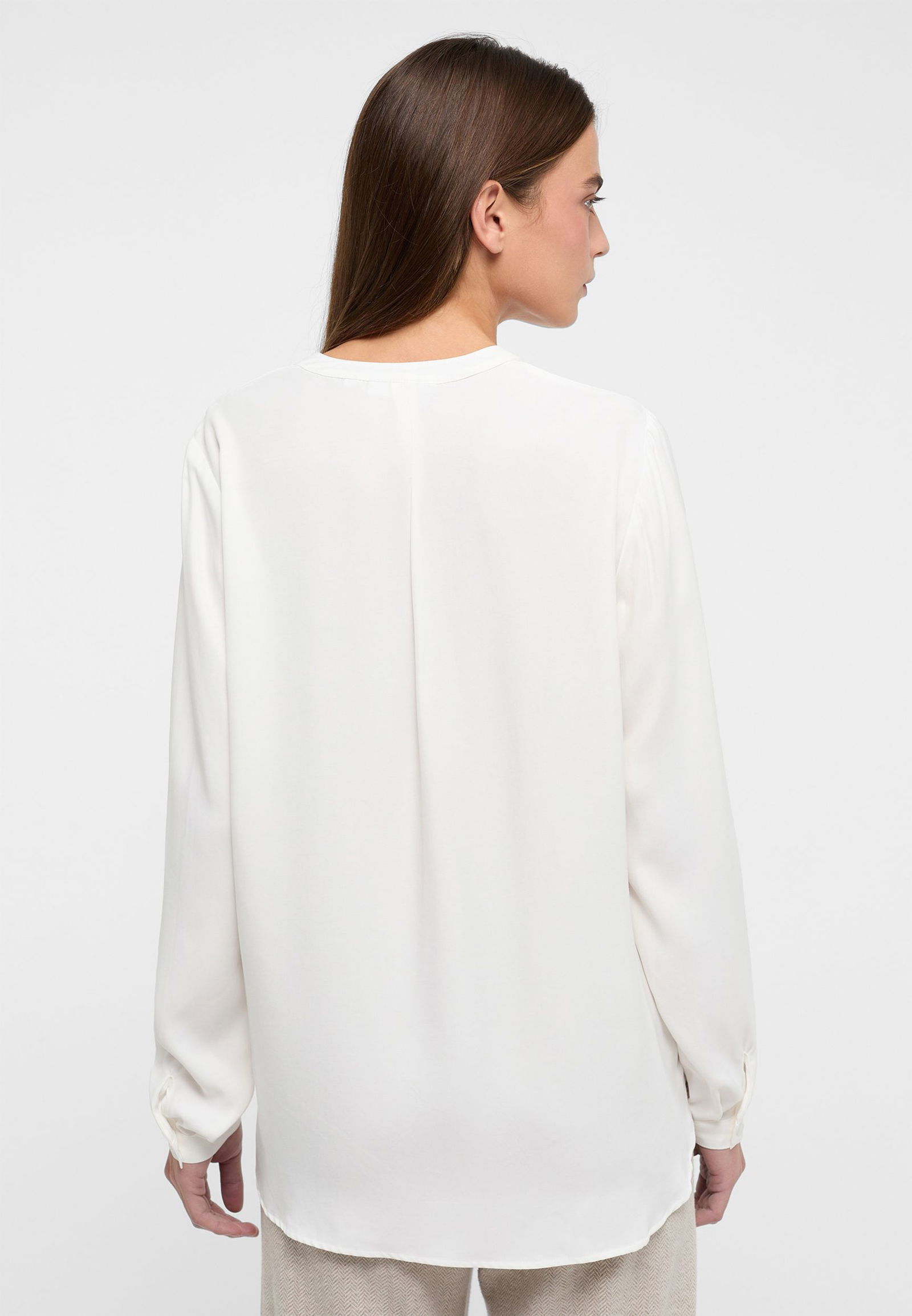 Eterna Bluse Viskose Langarm