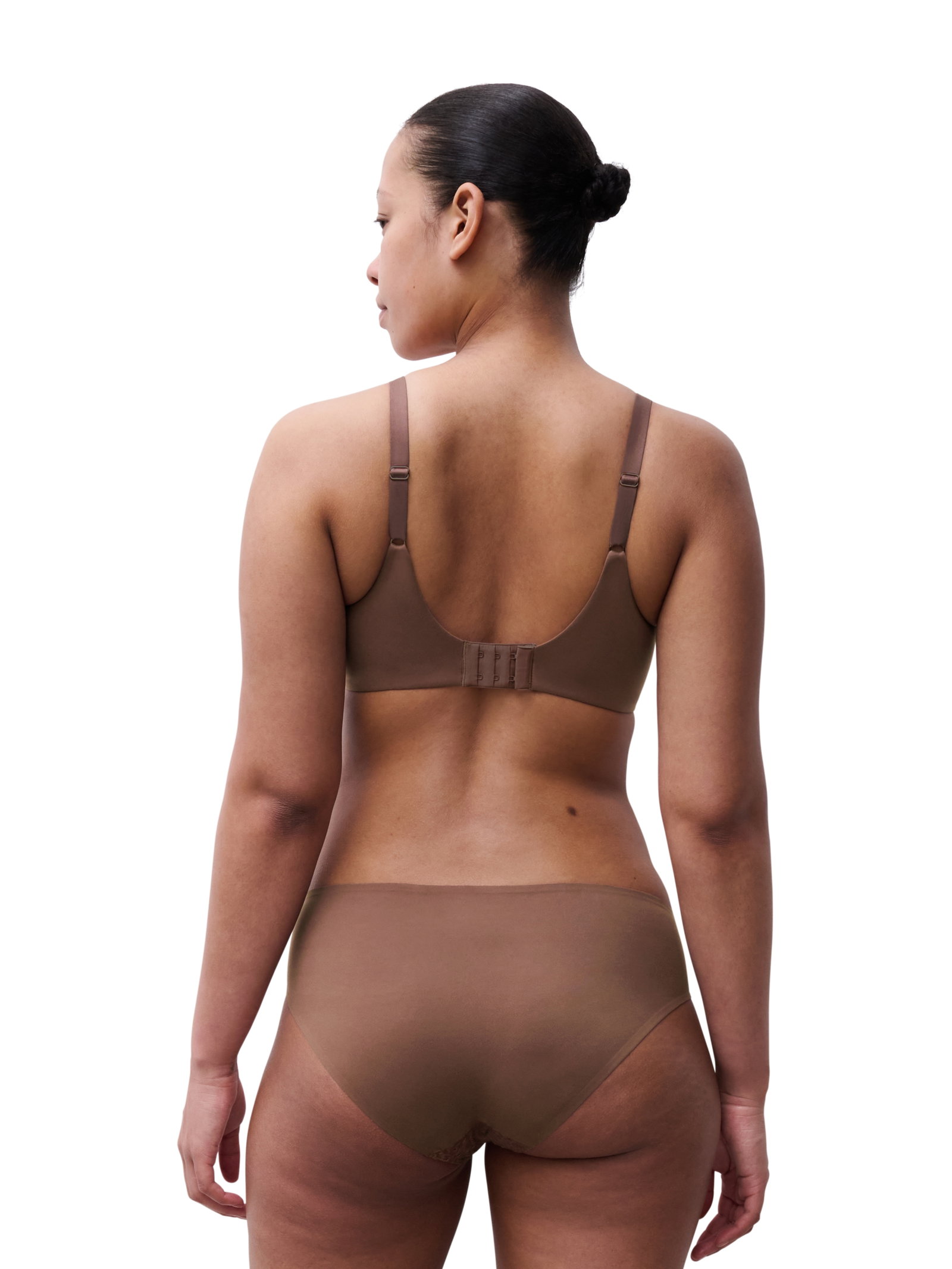 NORAH LI BH MIT BUEG. BEDECKEND GEMOLDET, WILD BROWN #6
