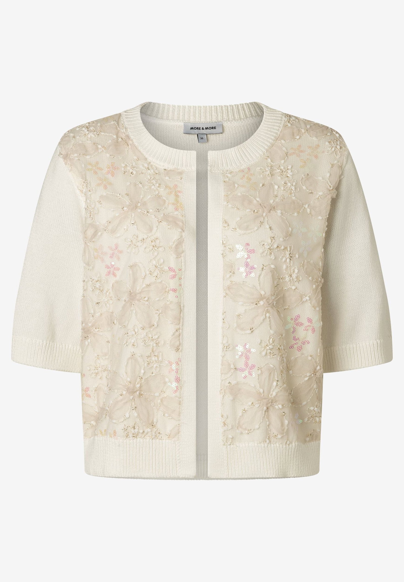 More & More |  More & More Strickjacke | Cardigan  | 42 | ecru