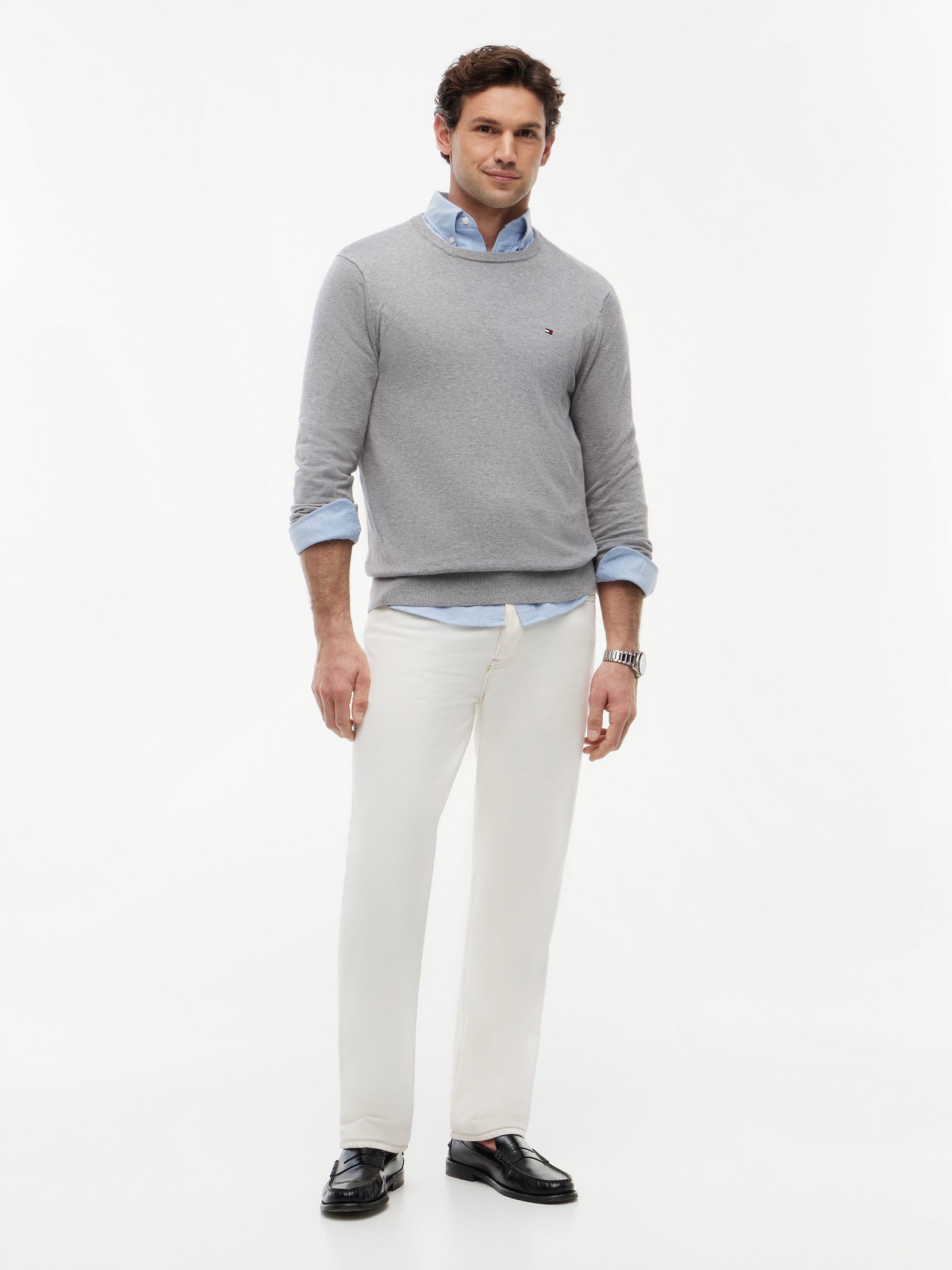 Tommy Hilfiger |  Tommy Hilfiger Pullover  | XXXL | medium grey heather