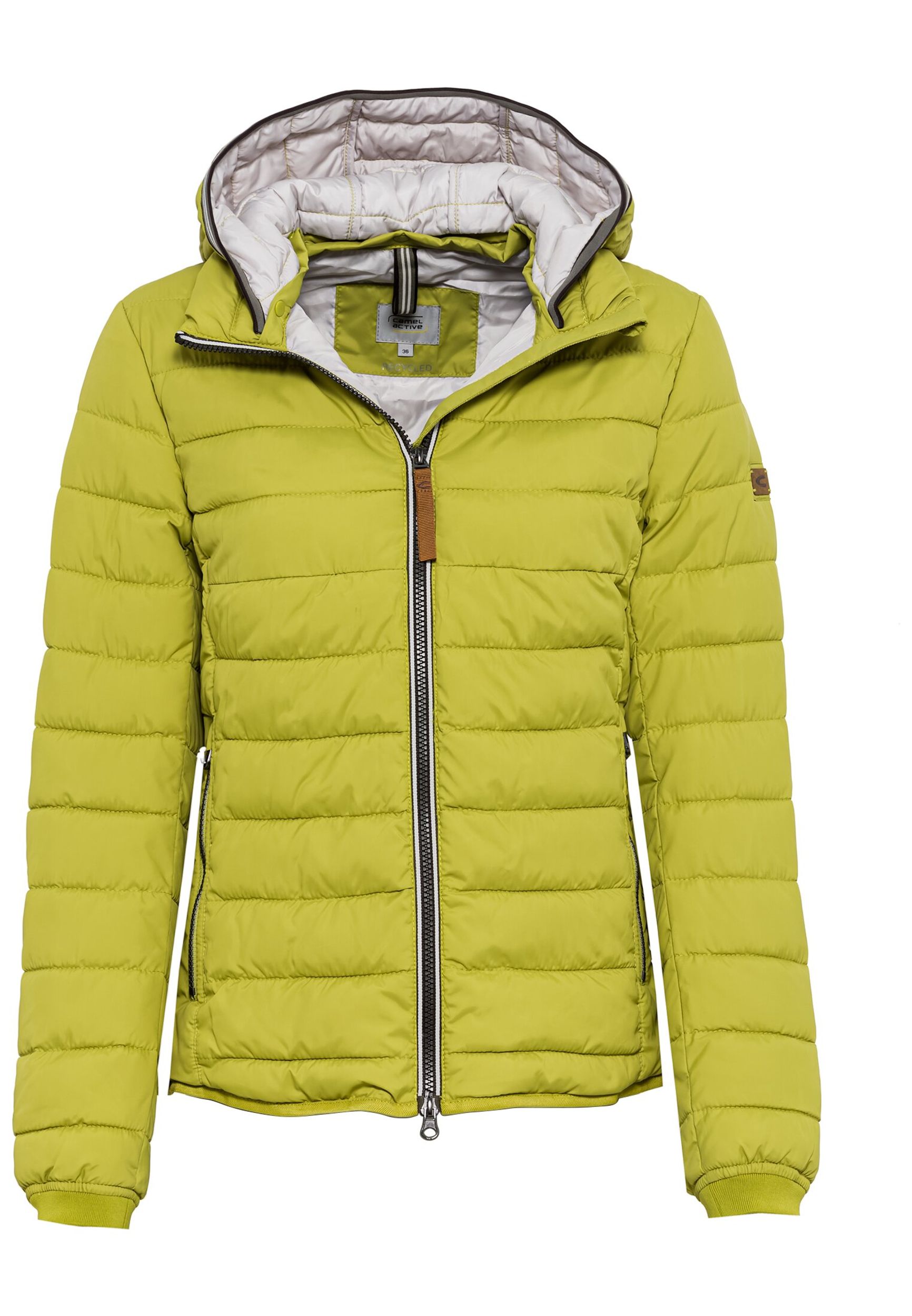 Camel Active |  Steppjacke aus recyceltem Polyester | 42 | acid lime