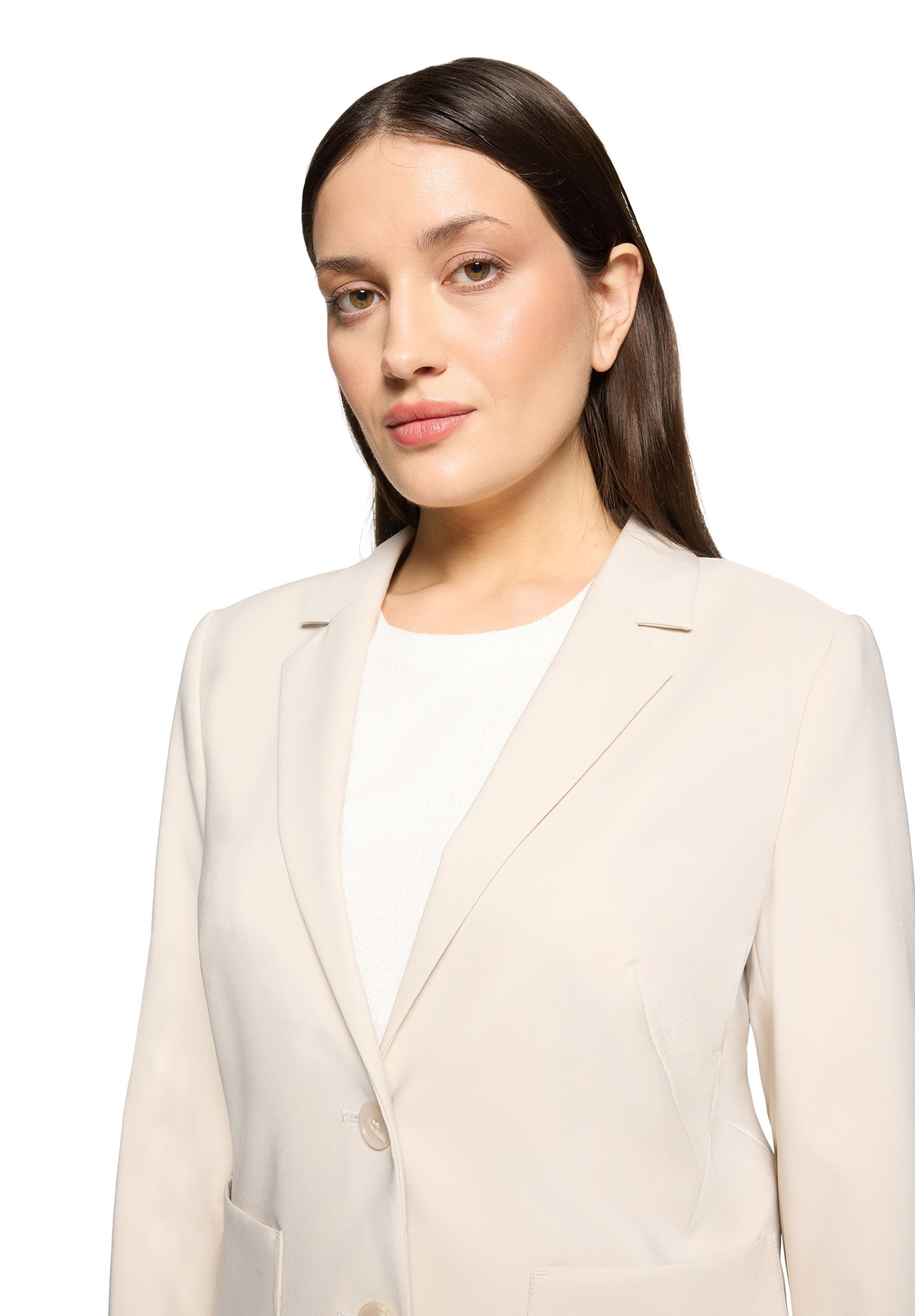 Blazer Kurz Einreiher 1/1 Arm, Light Beige #6