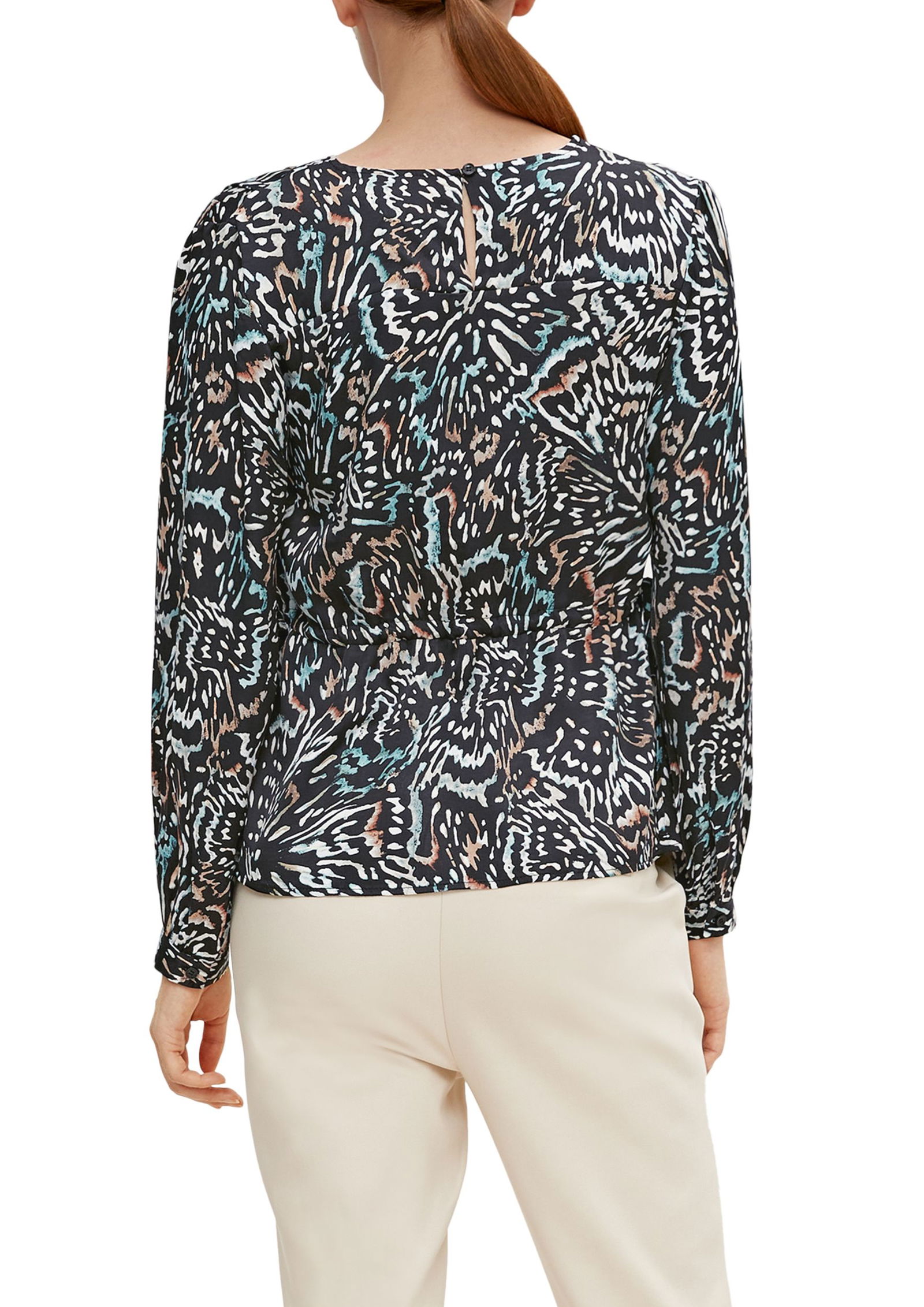 Comma Druckbluse