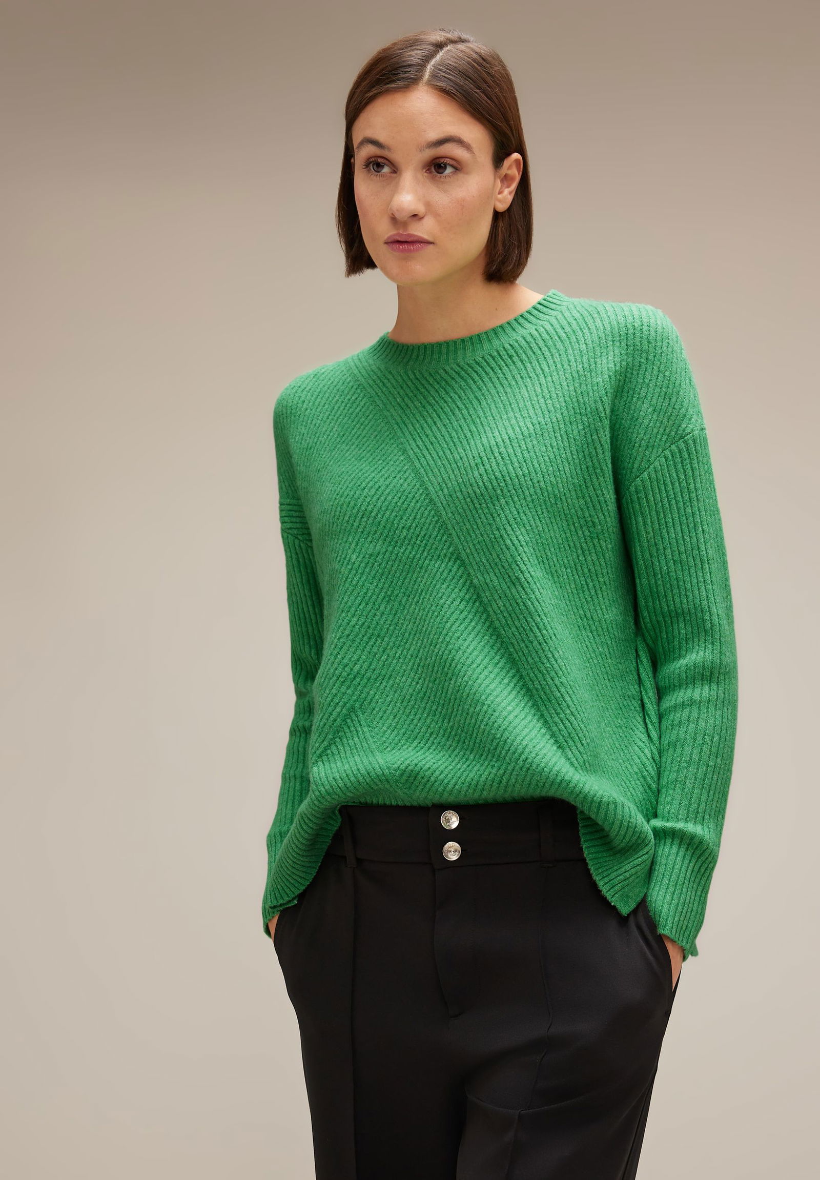Street One |  Street One Pullover  | 38 | fresh gentle green melange