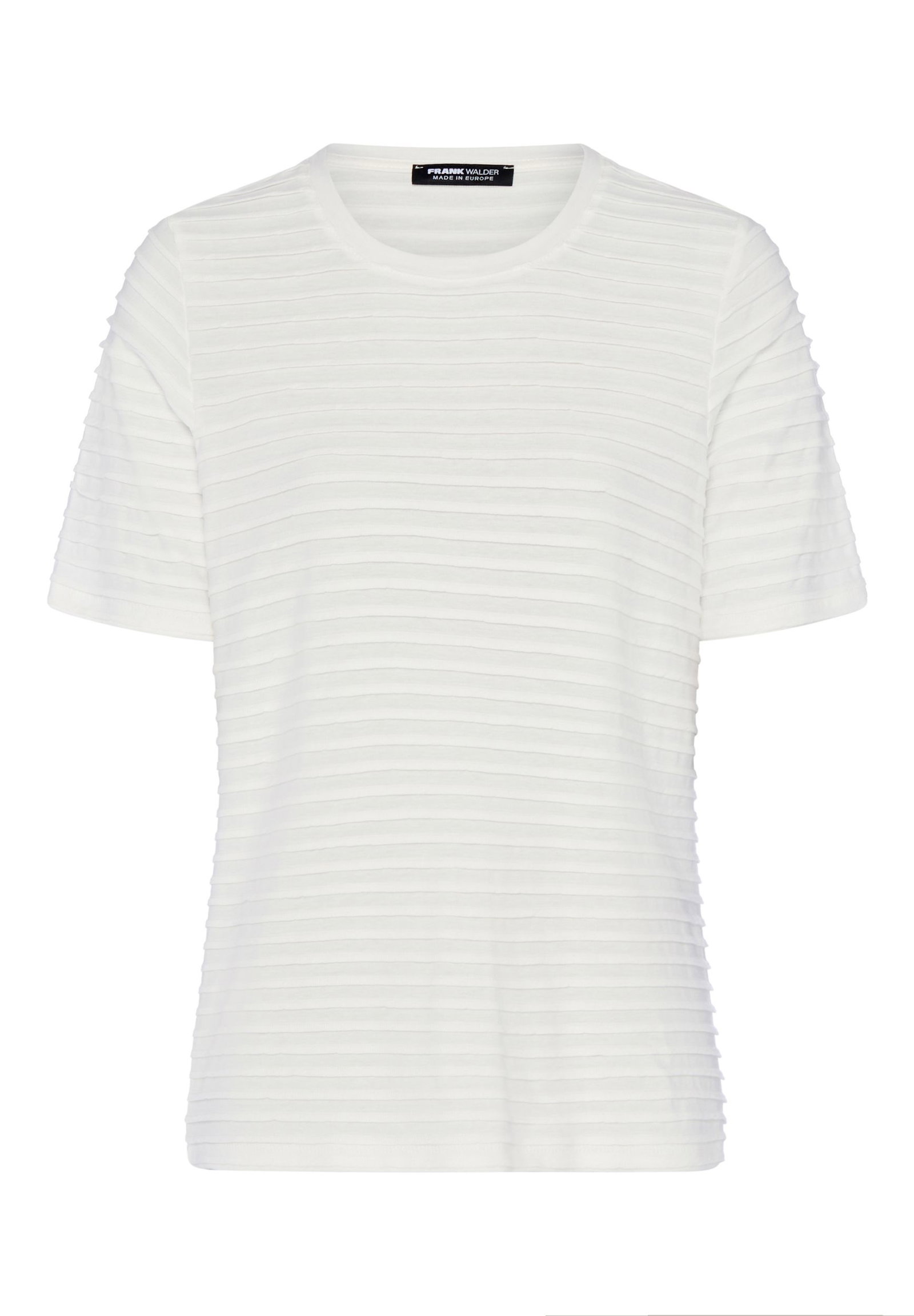 Frank Walder |  Shirt SALTED TANGERINE mit schlichter Struktur | 50 | ecru