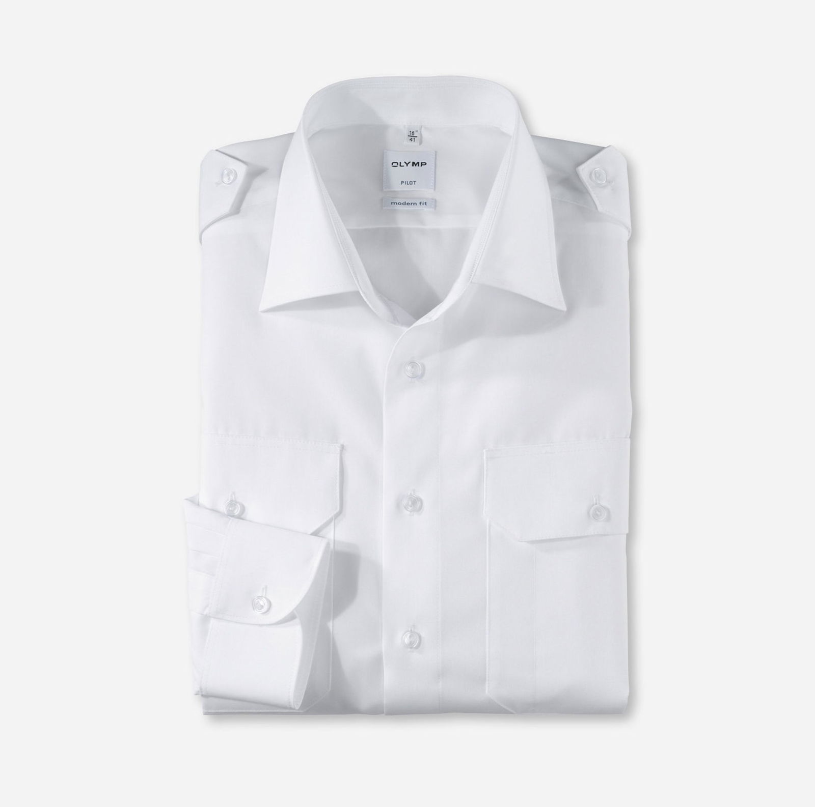 Olymp |  Olymp Hemd Modern Fit  | 42 | weiß