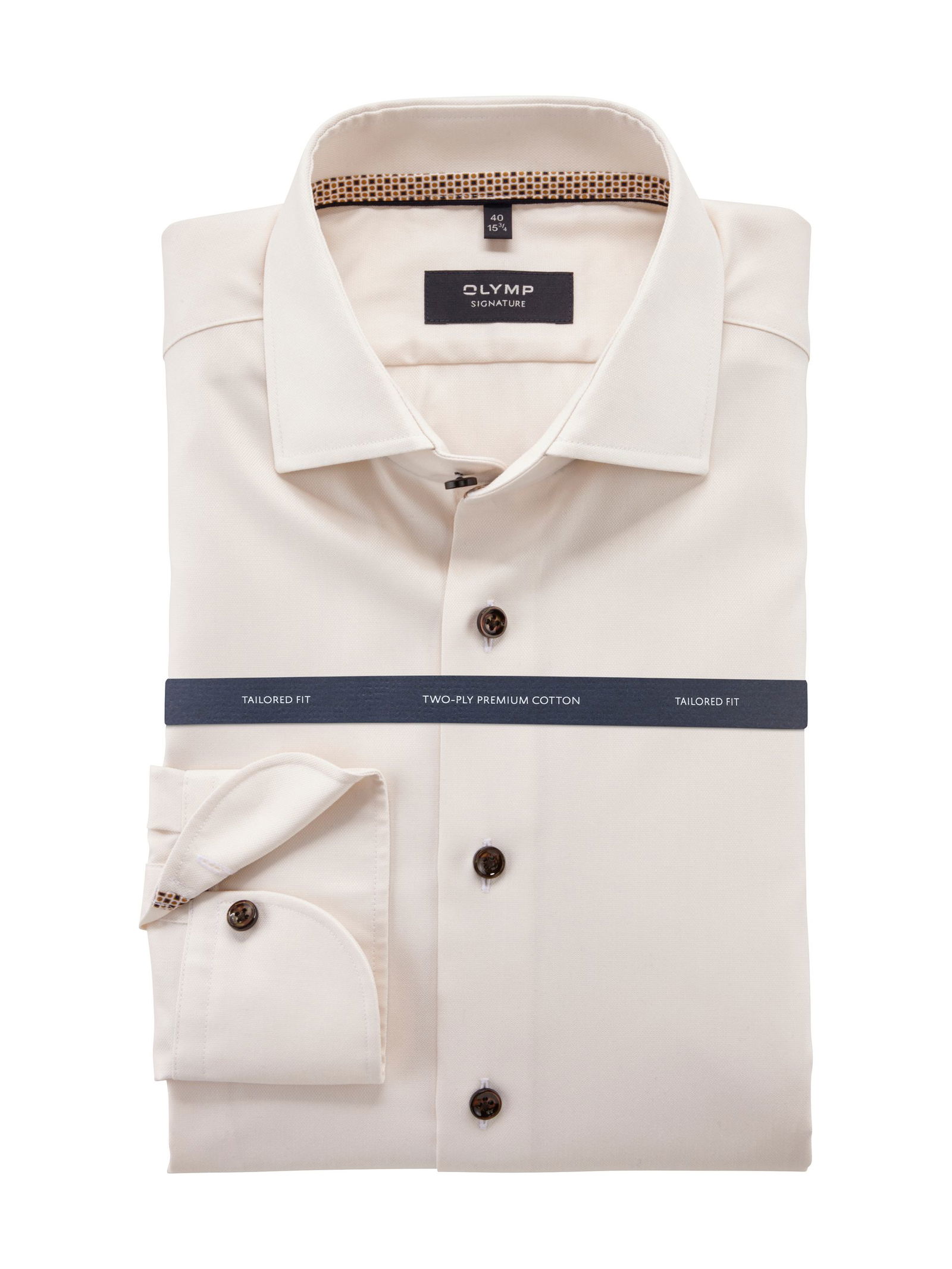 OLYMP Signature | Olymp Signature Hemd Tailored Fit | 41 | off white