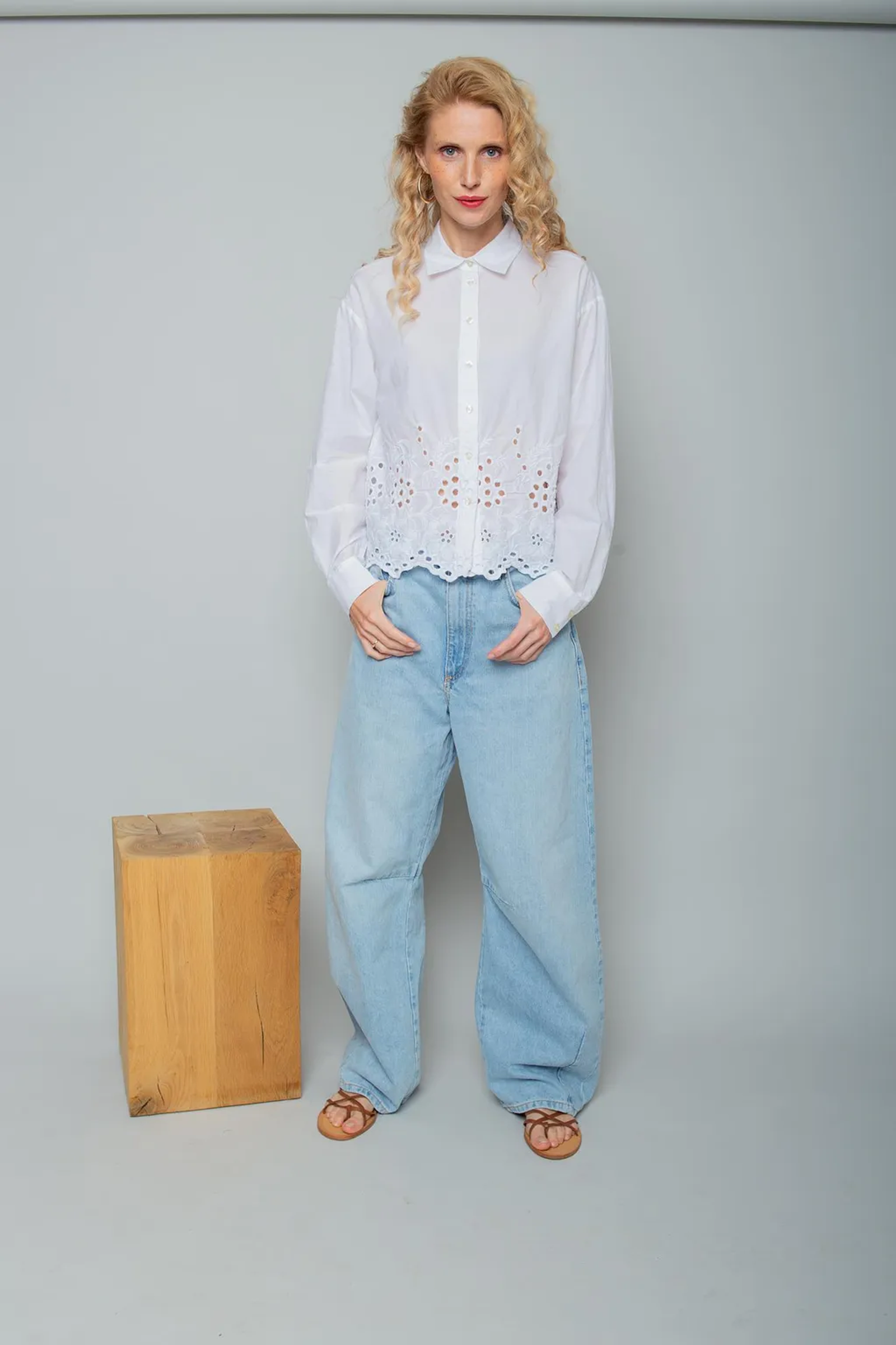 Emily van den Bergh Druckbluse #1