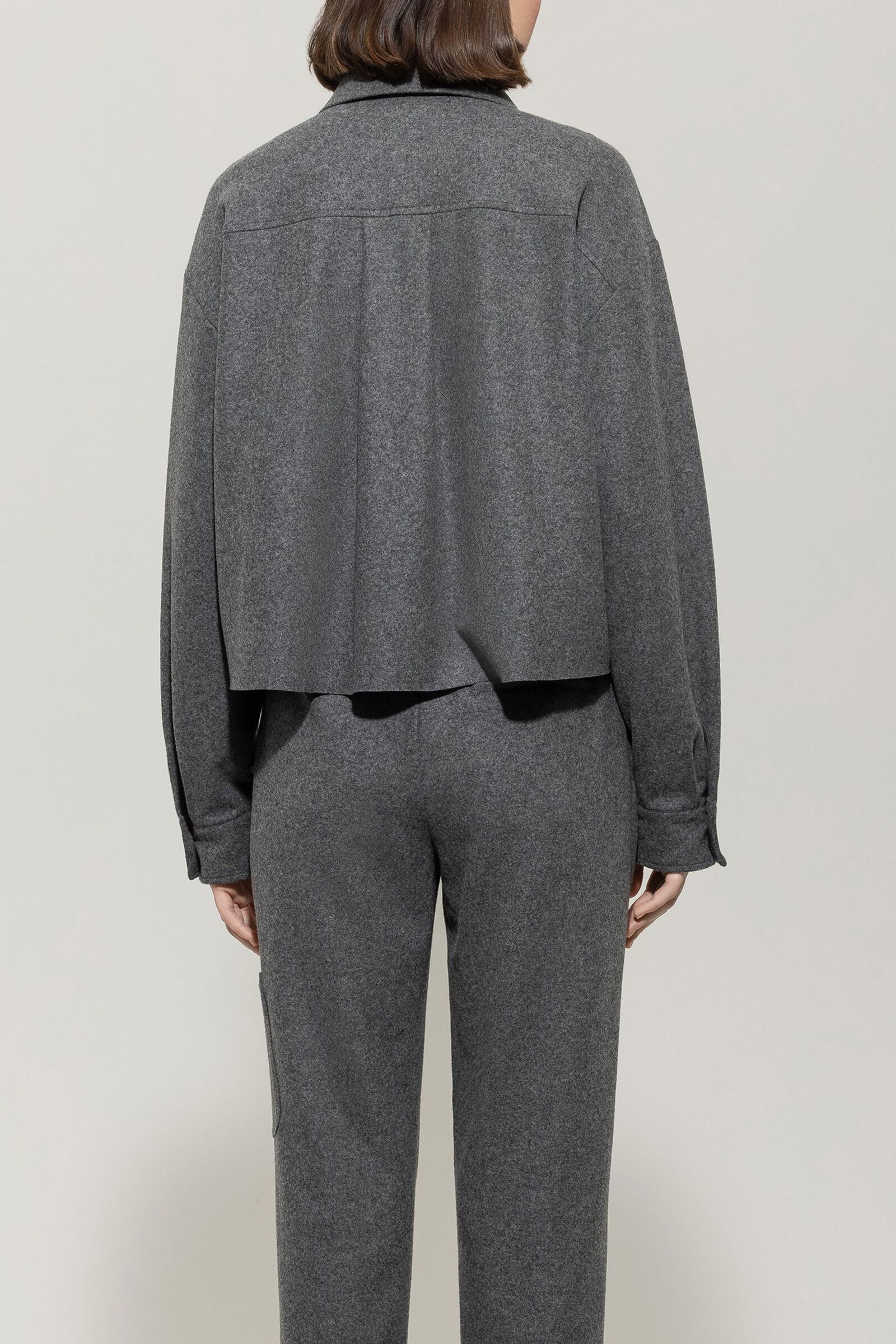 Luisa Cerano | Luisa Cerano Hemdbluse | 42 | dark grey melange