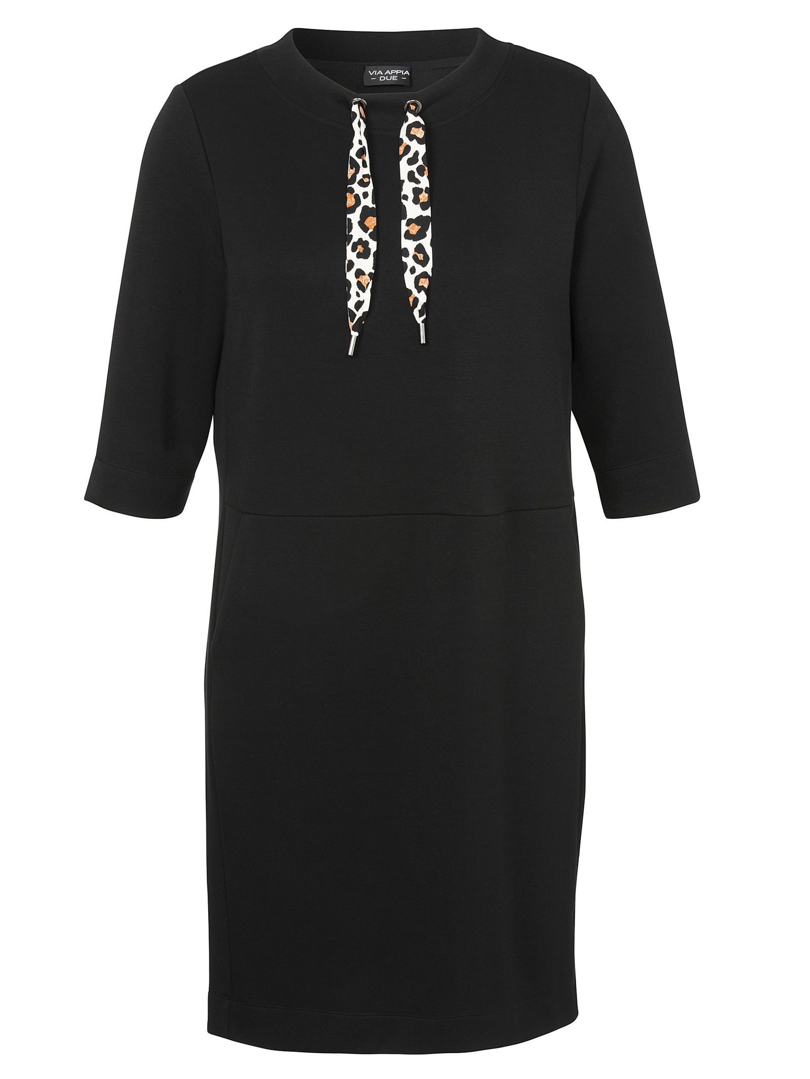 VIA APPIA DUE | VIA APPIA DUE Sweatkleid | 46 | schwarz multicolor