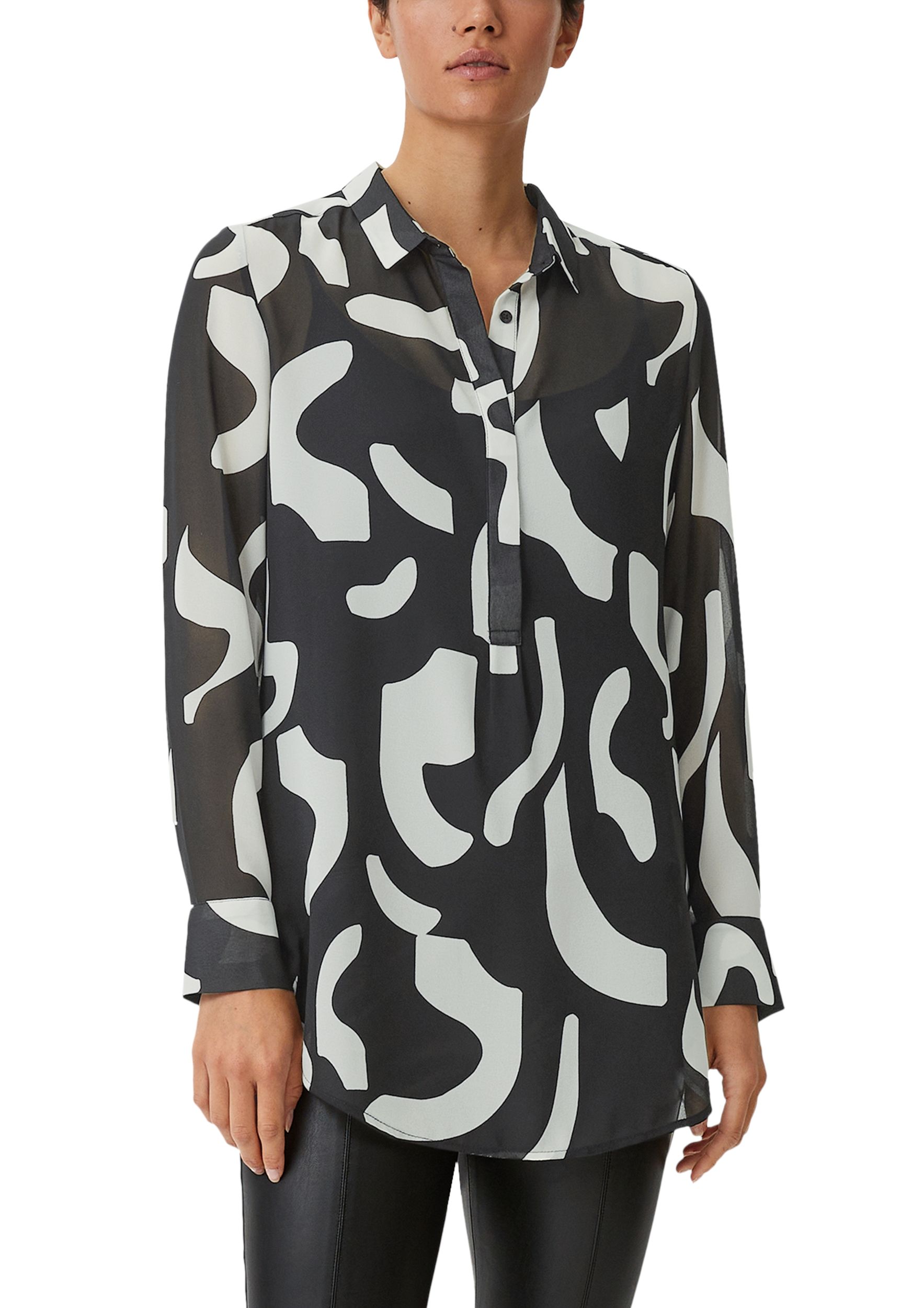 Comma |  Comma Longbluse  | 44 | schwarz
