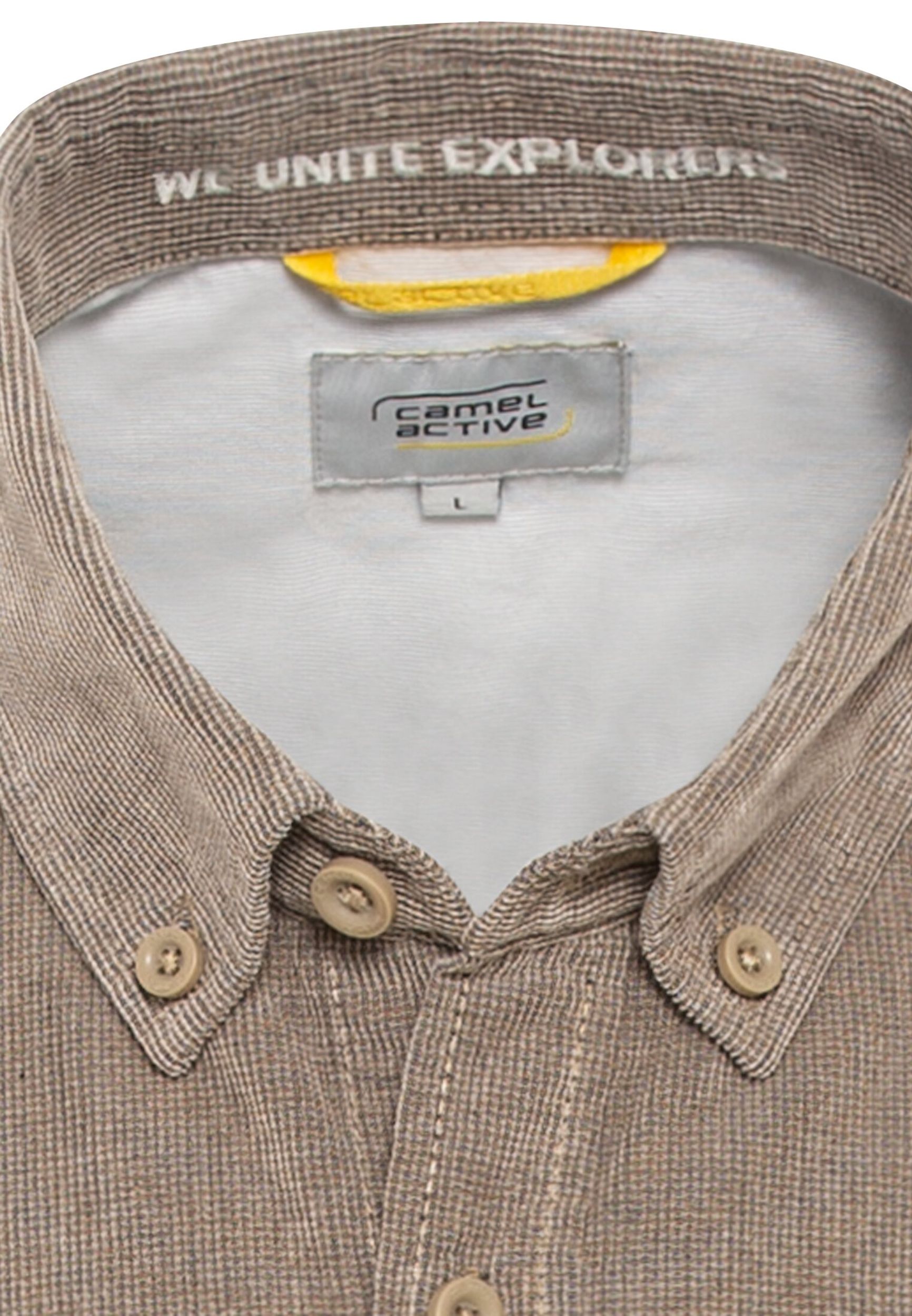 Camel Active |  Camel Active Hemd Regular Fit  | XL | beige