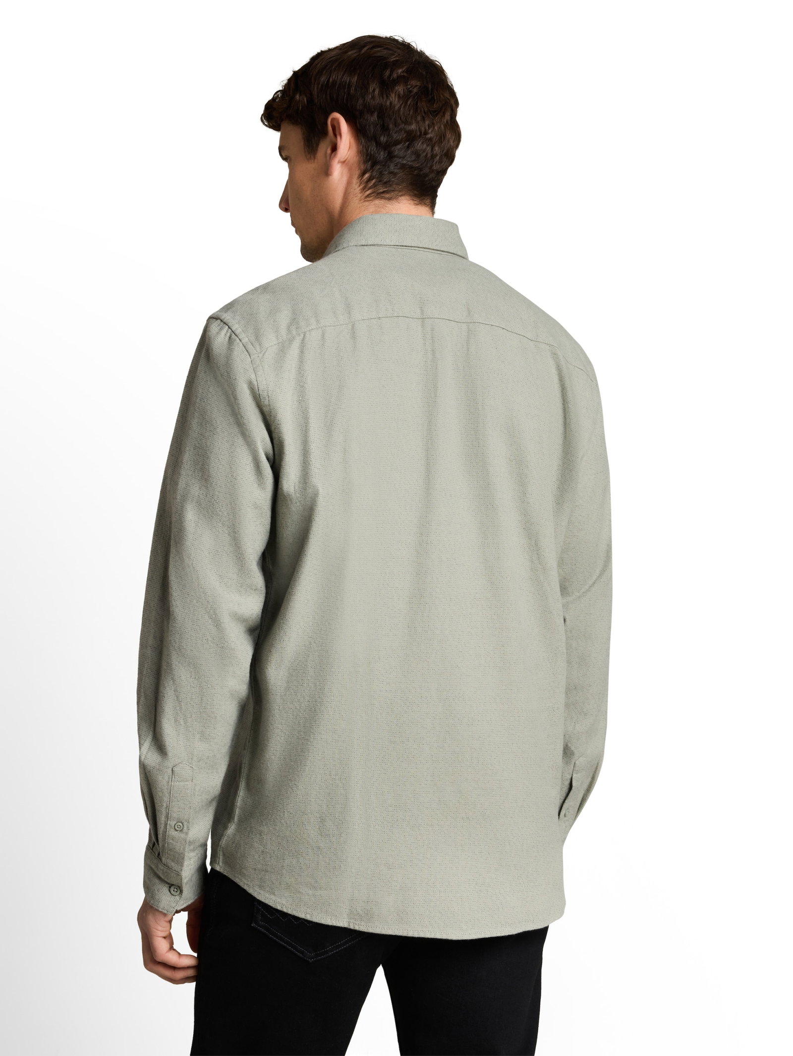 structured shirt, mint based green structure #4