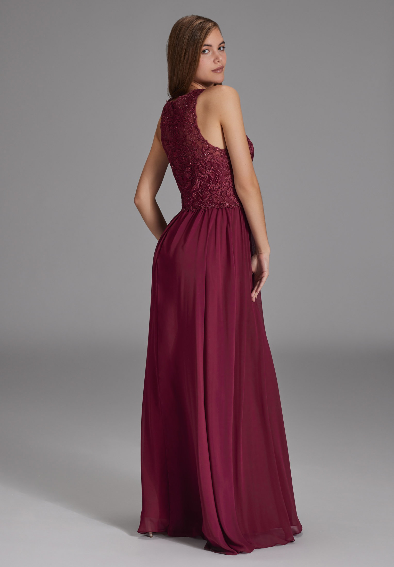 Hey Kyla High-closed-Abendkleid mit floraler Spitze #2