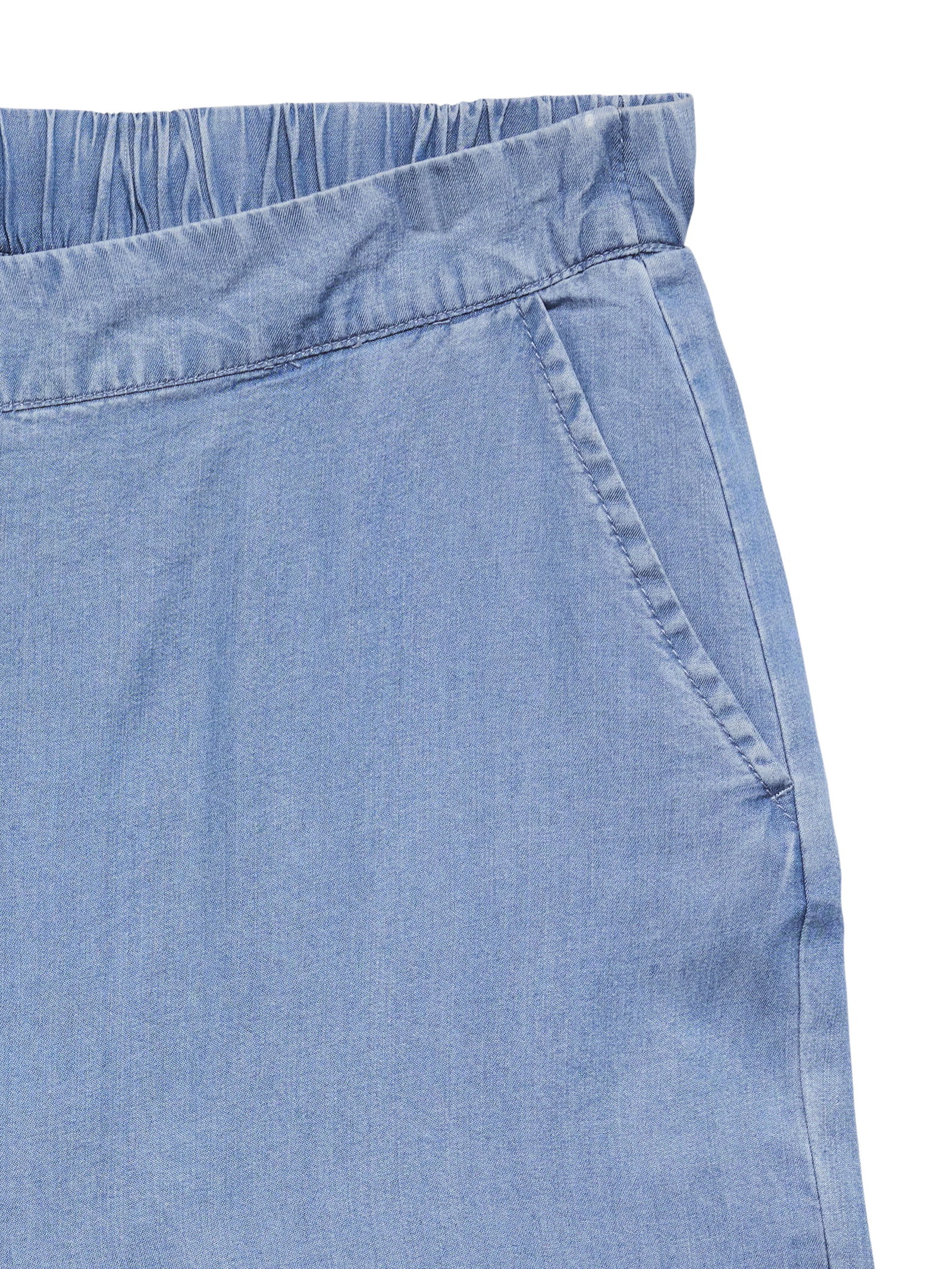 VMBREE MR WIDE TENCEL CULOTTE GA NO, Medium Blue Denim #7