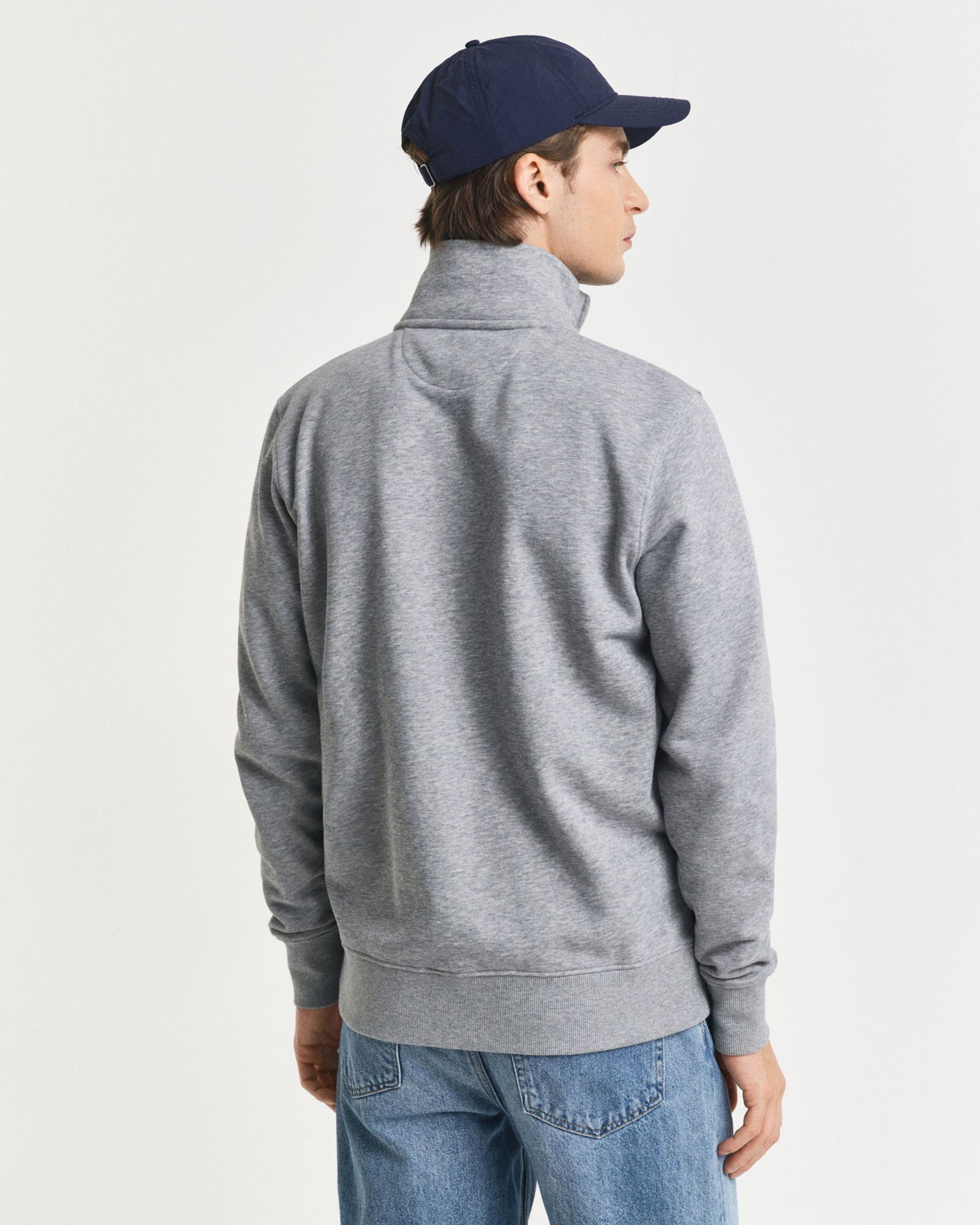 Gant |  Gant Sweatjacke "Shield" | XXXL | grey melange