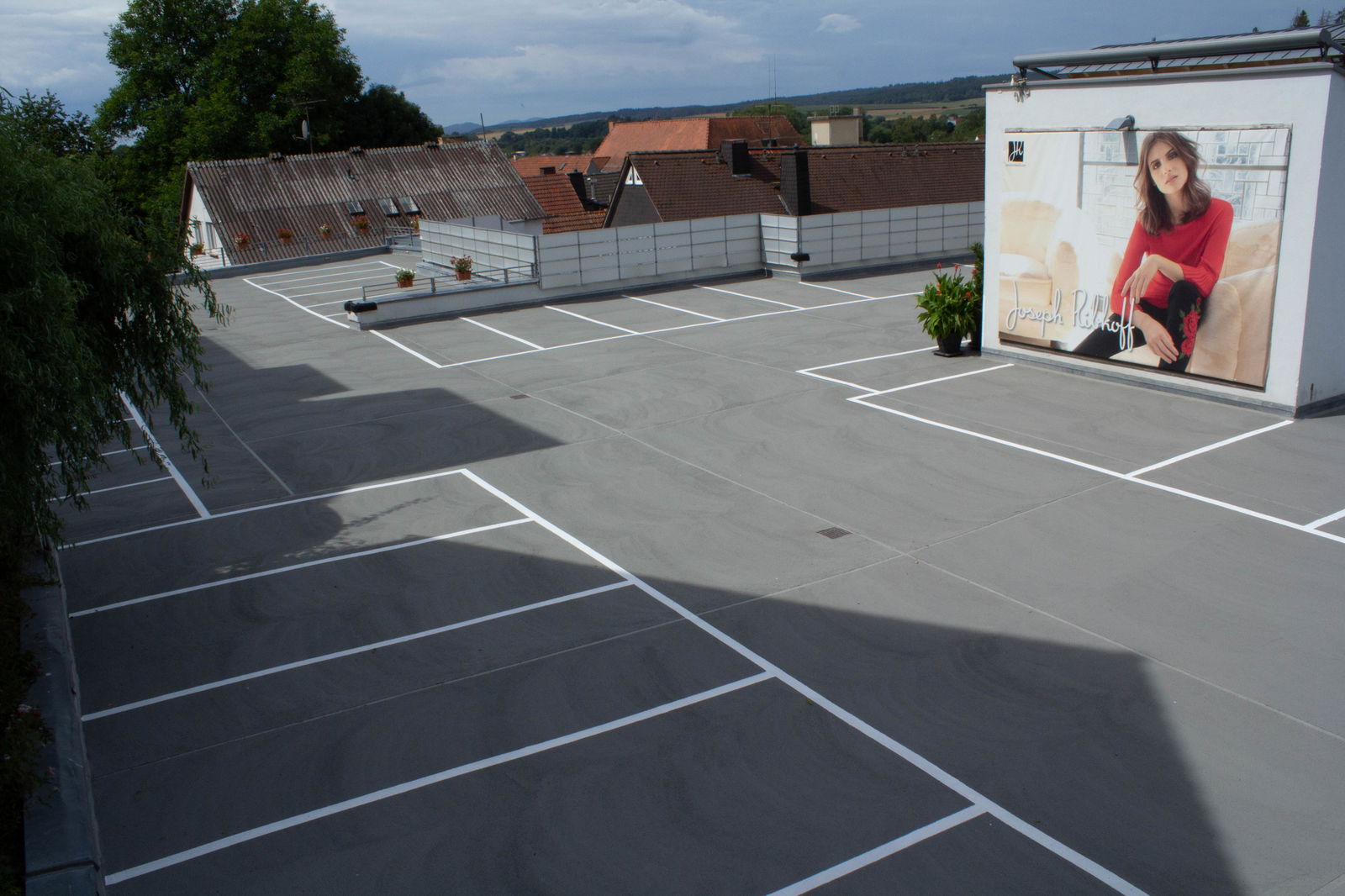 Parkdeck Modehaus Heinze