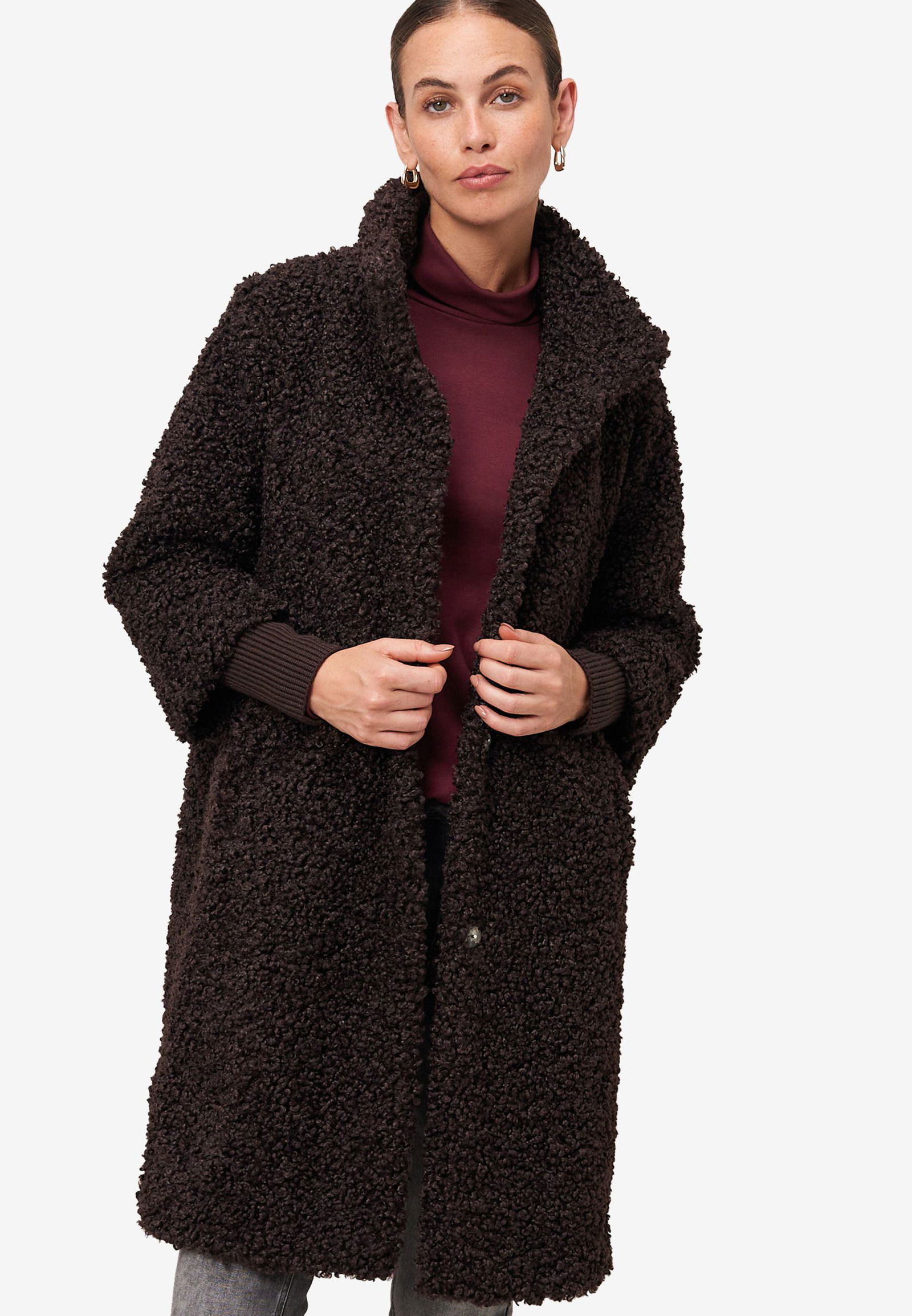 Zero |  Zero Klassischer Mantel  | 44 | chocolate plum