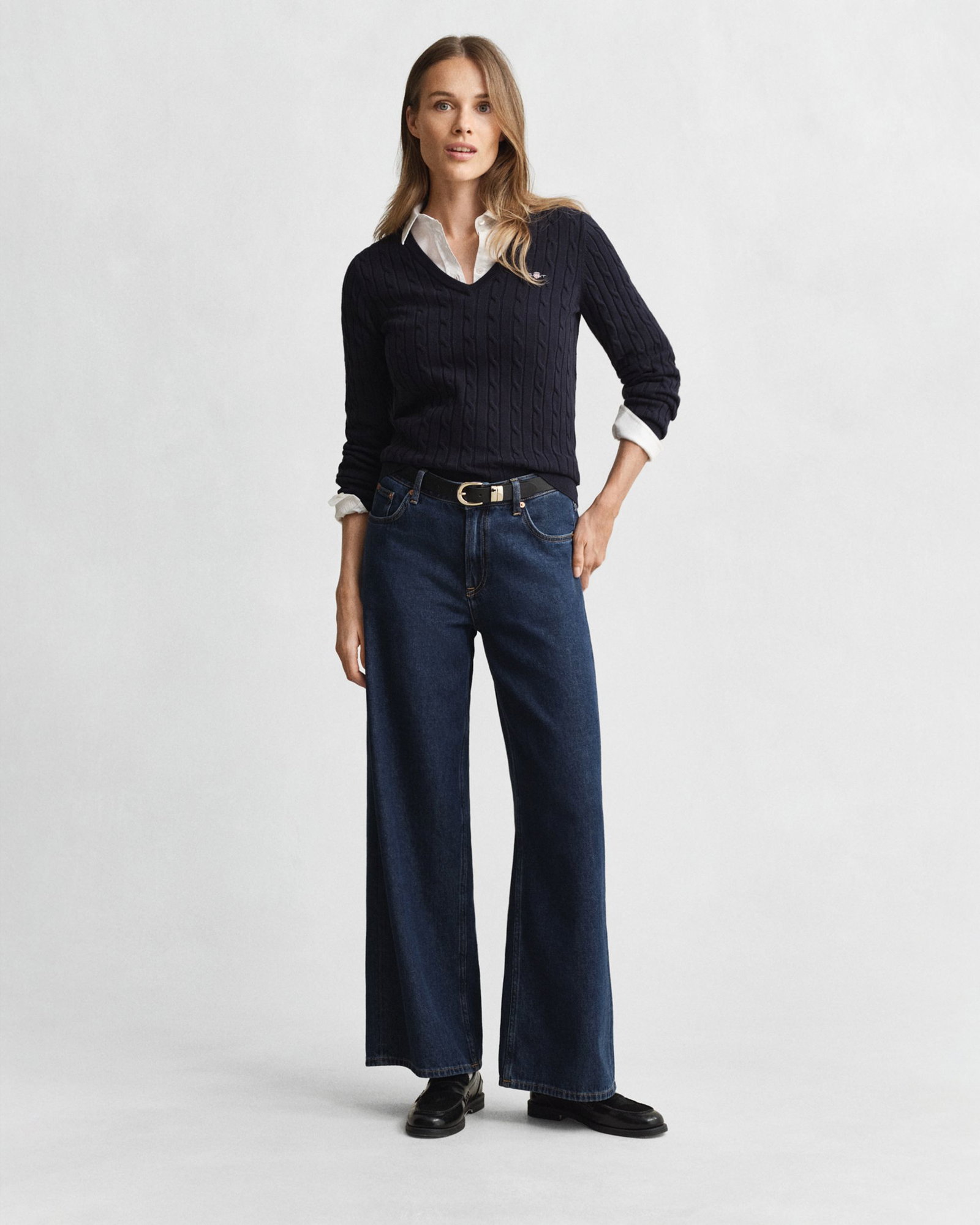 Gant |  Gant Pullover  | M | evening blue