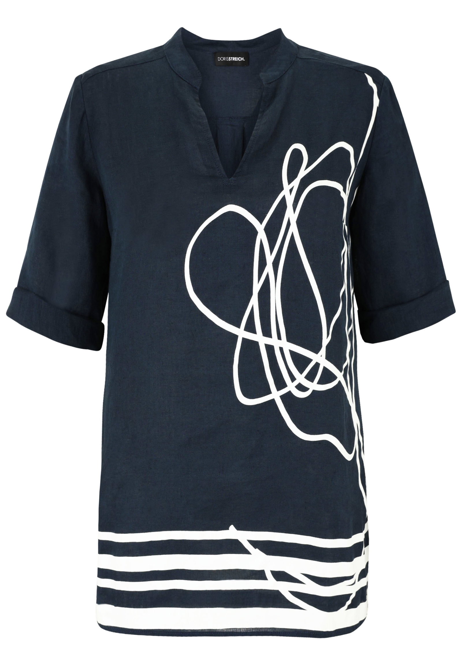 Bluse 1/2 Arm, Marine #1