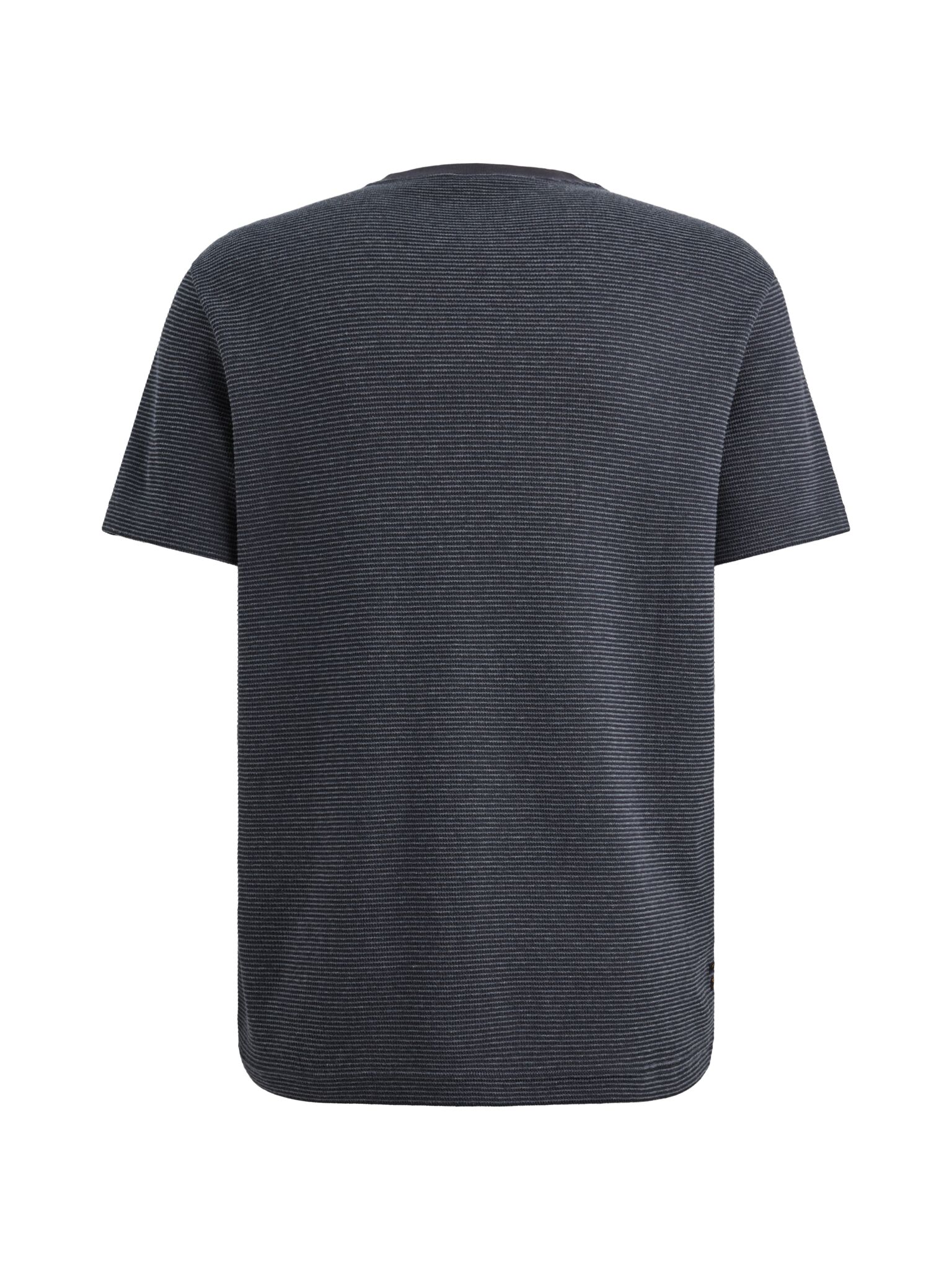 Short sleeve r-neck two tone textu, Graphite #2