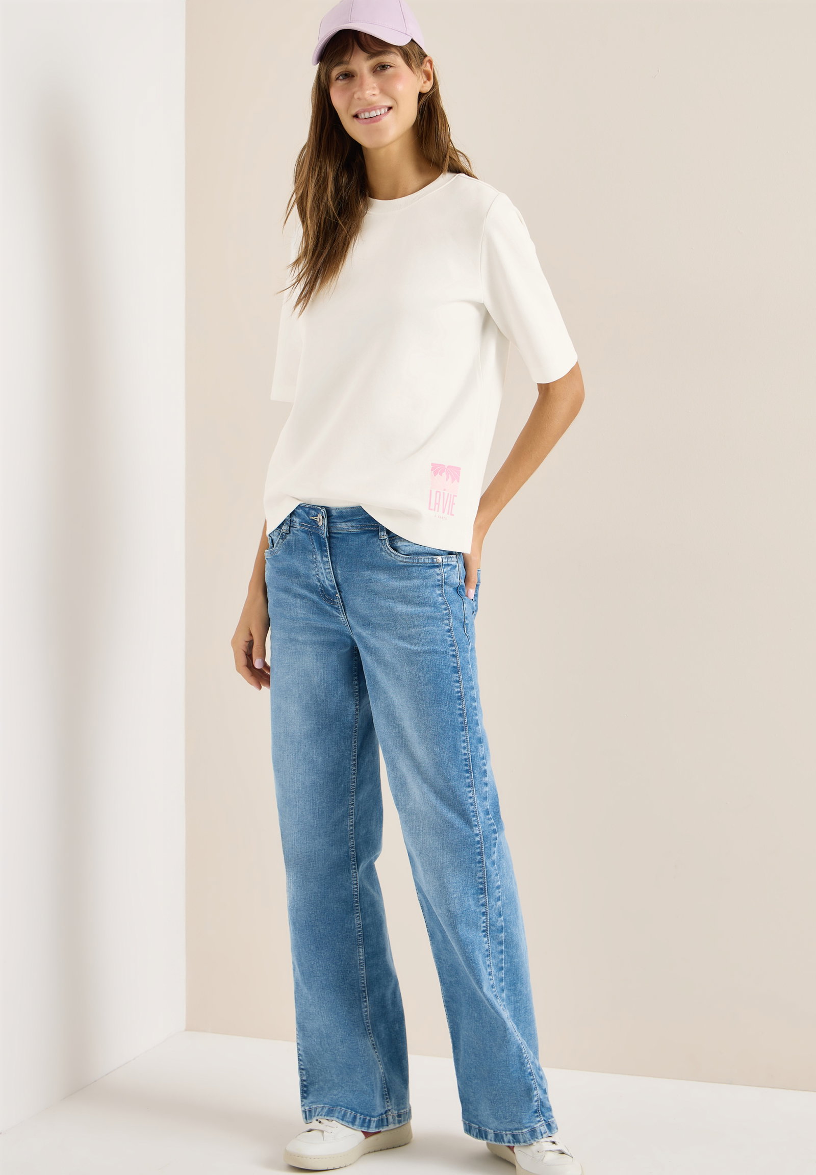 Kurzarm Sweatshirt mit Backprint #5