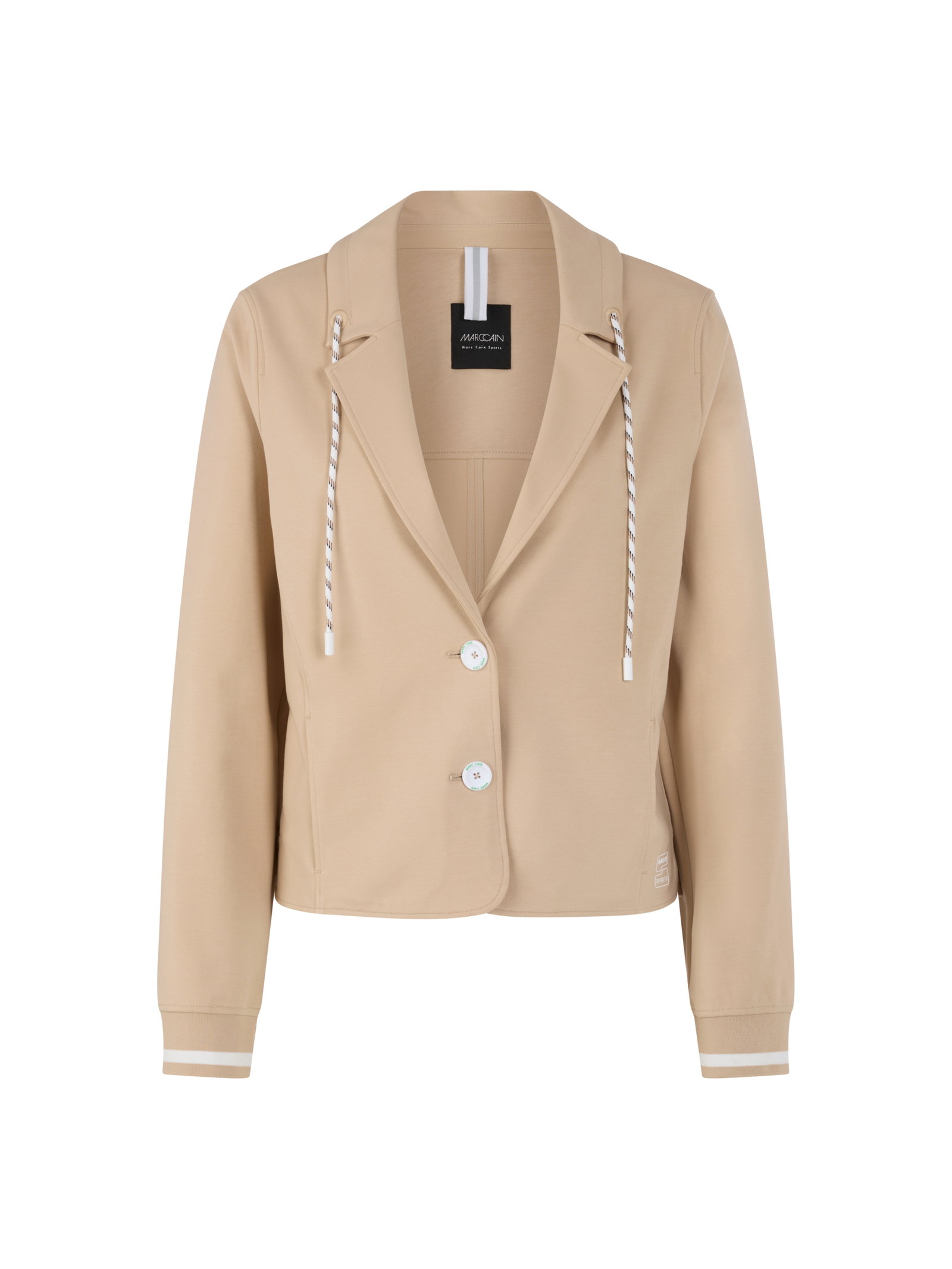Marc Cain Sports sportiver Blazer mit Ringeldetails #1