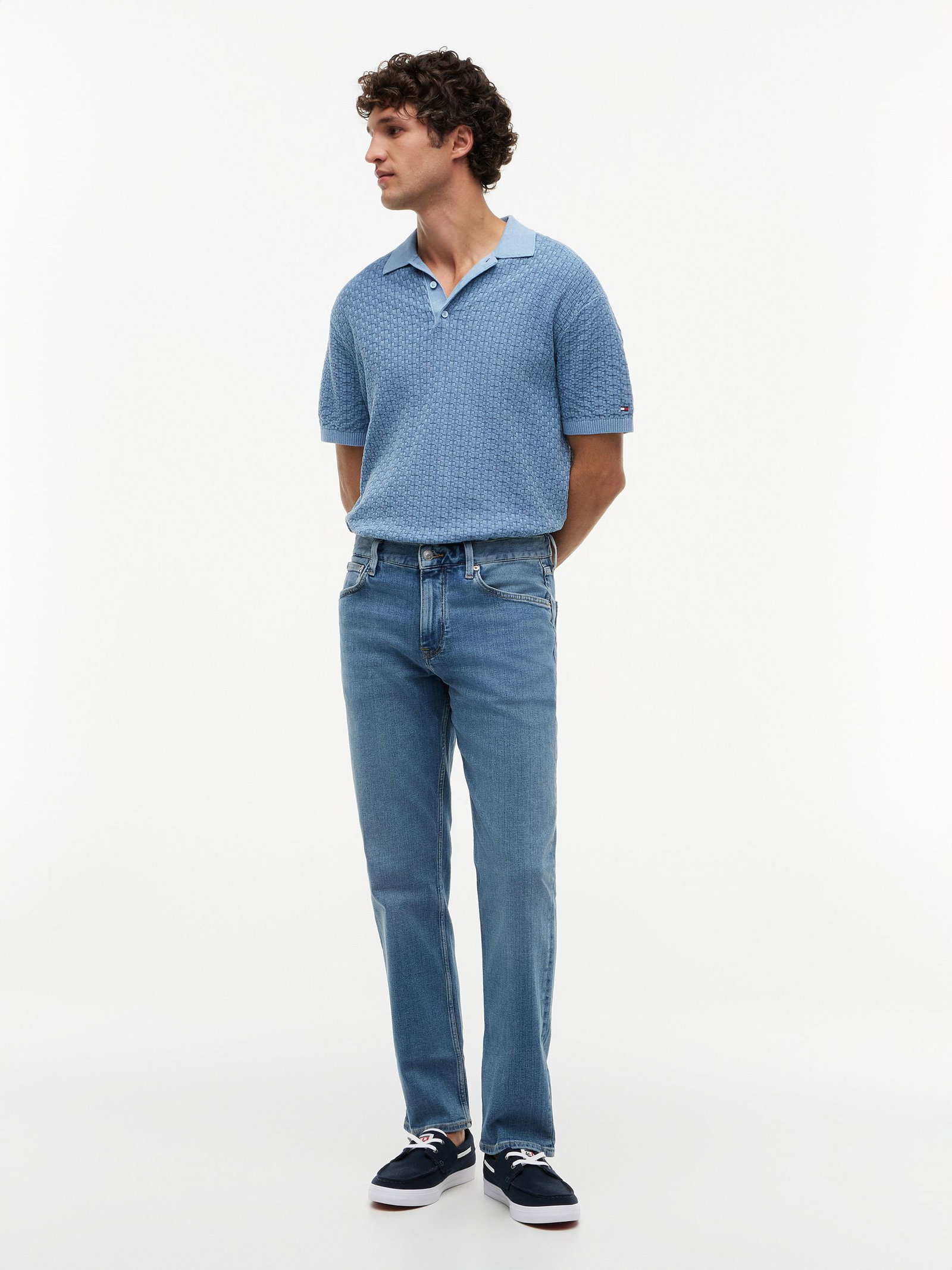 ab9556330487aad29cd10cb0cd8b0478 Tommy Hilfiger | Tommy Hilfiger Straight Leg Jeans | 36/32 | light blue