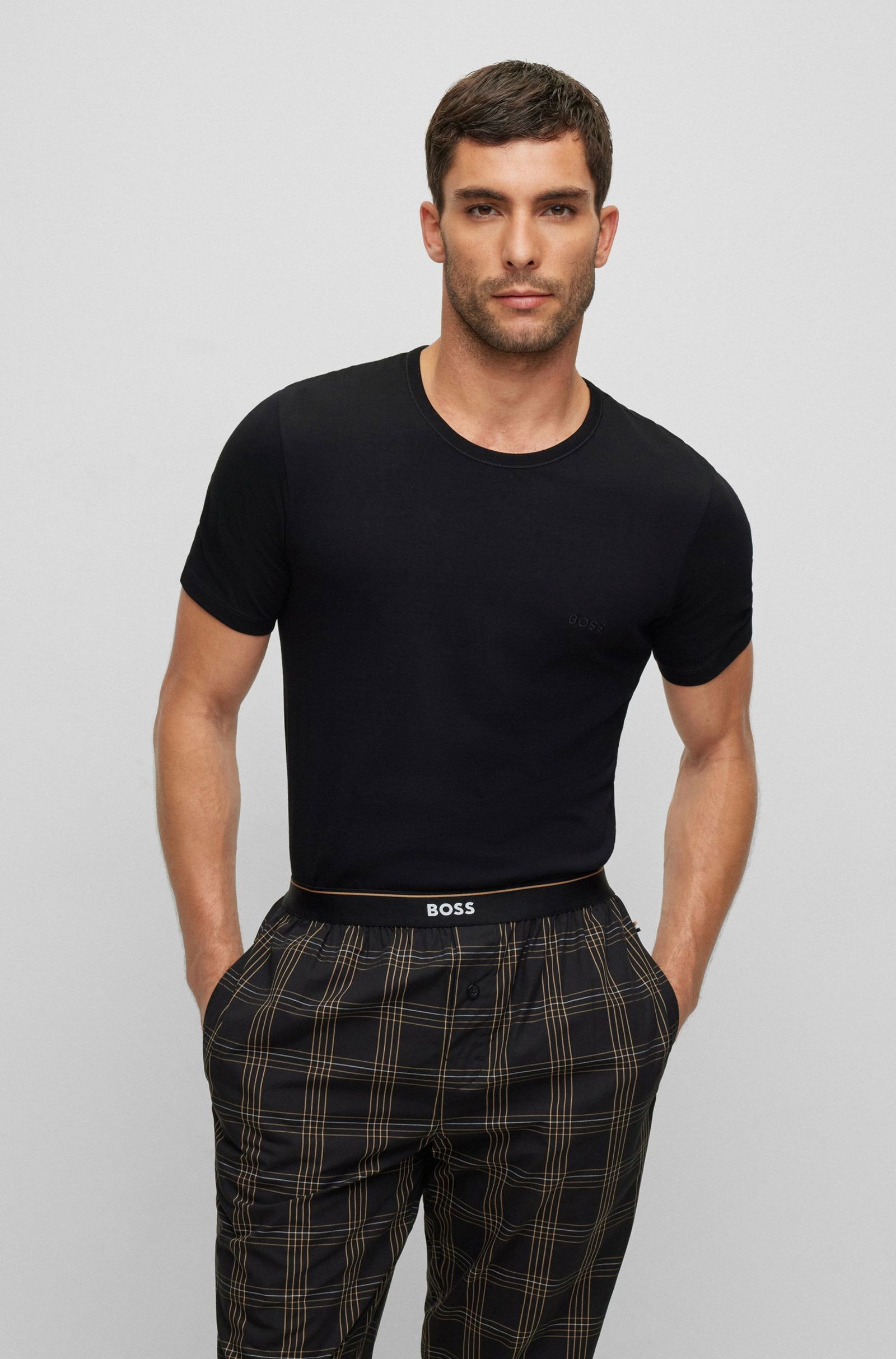 afd5128ed735f8143eadde4962f24549 BOSS Black T-Shirt 3er Pack