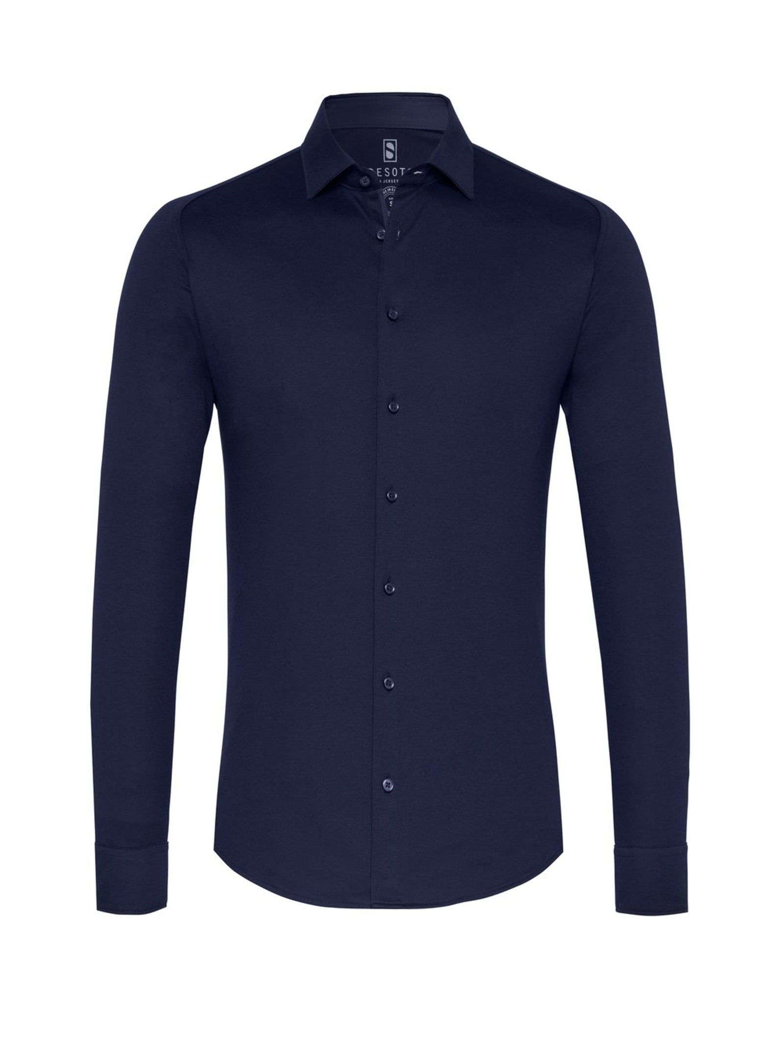 DESOTO |  DESOTO Hemd Modern Fit  | M | solid dark navy