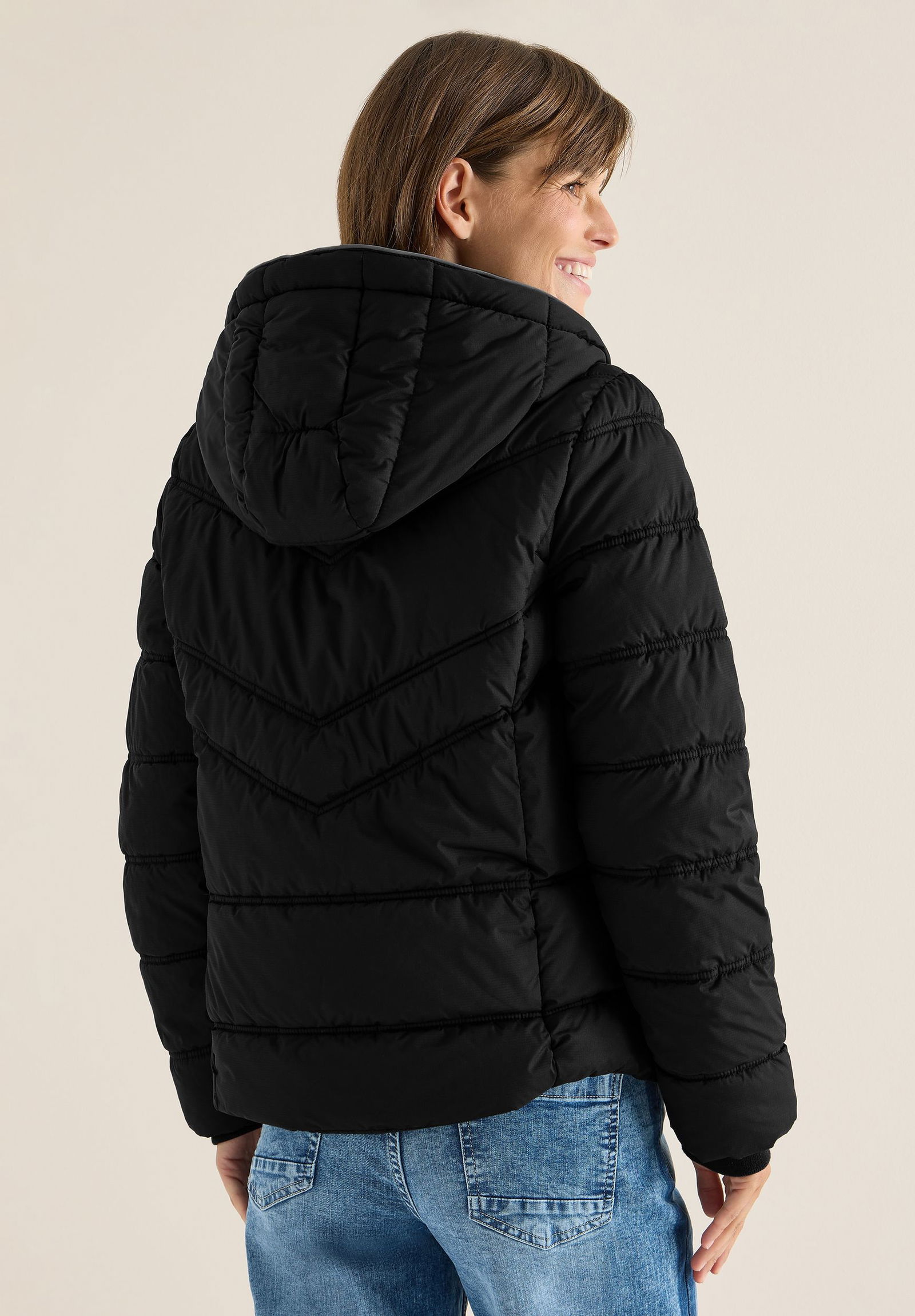 CECIL | CECIL Steppjacke | M | black