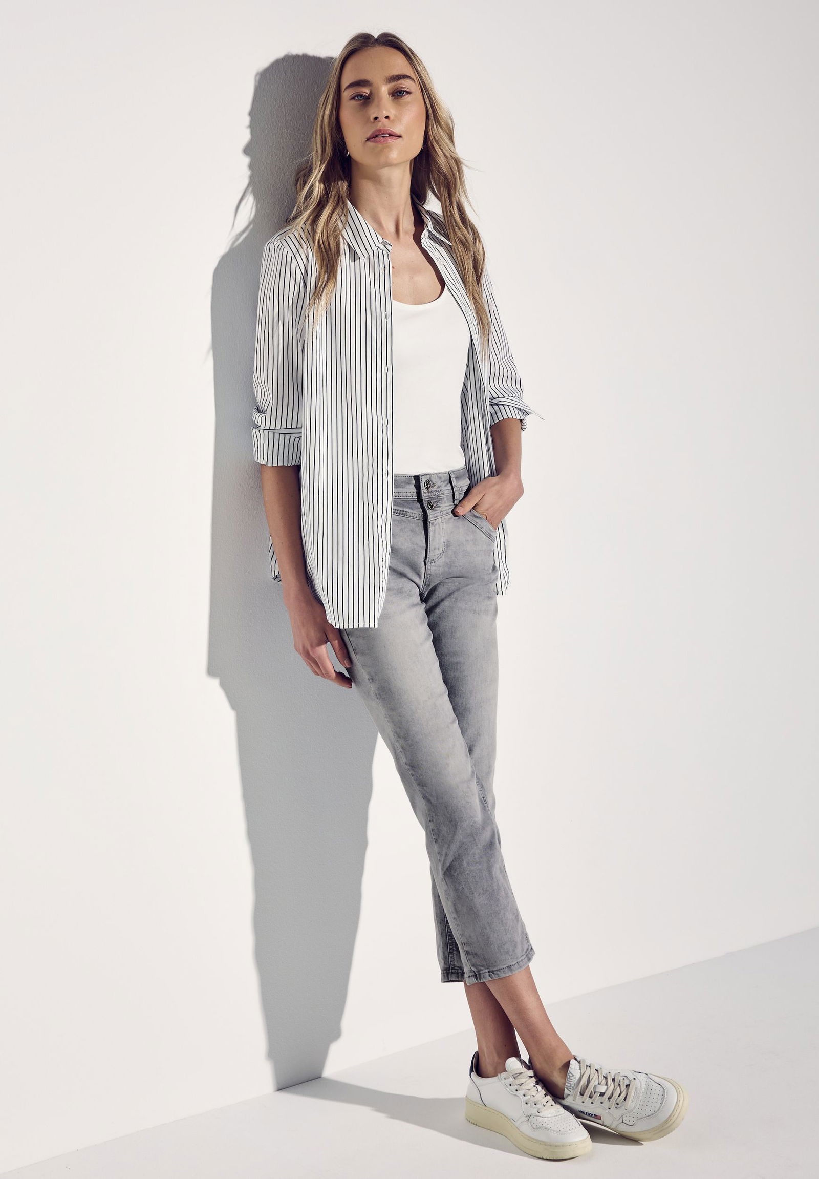 Street One |  Street One 7/8-Hose  | 26/26 | light grey random