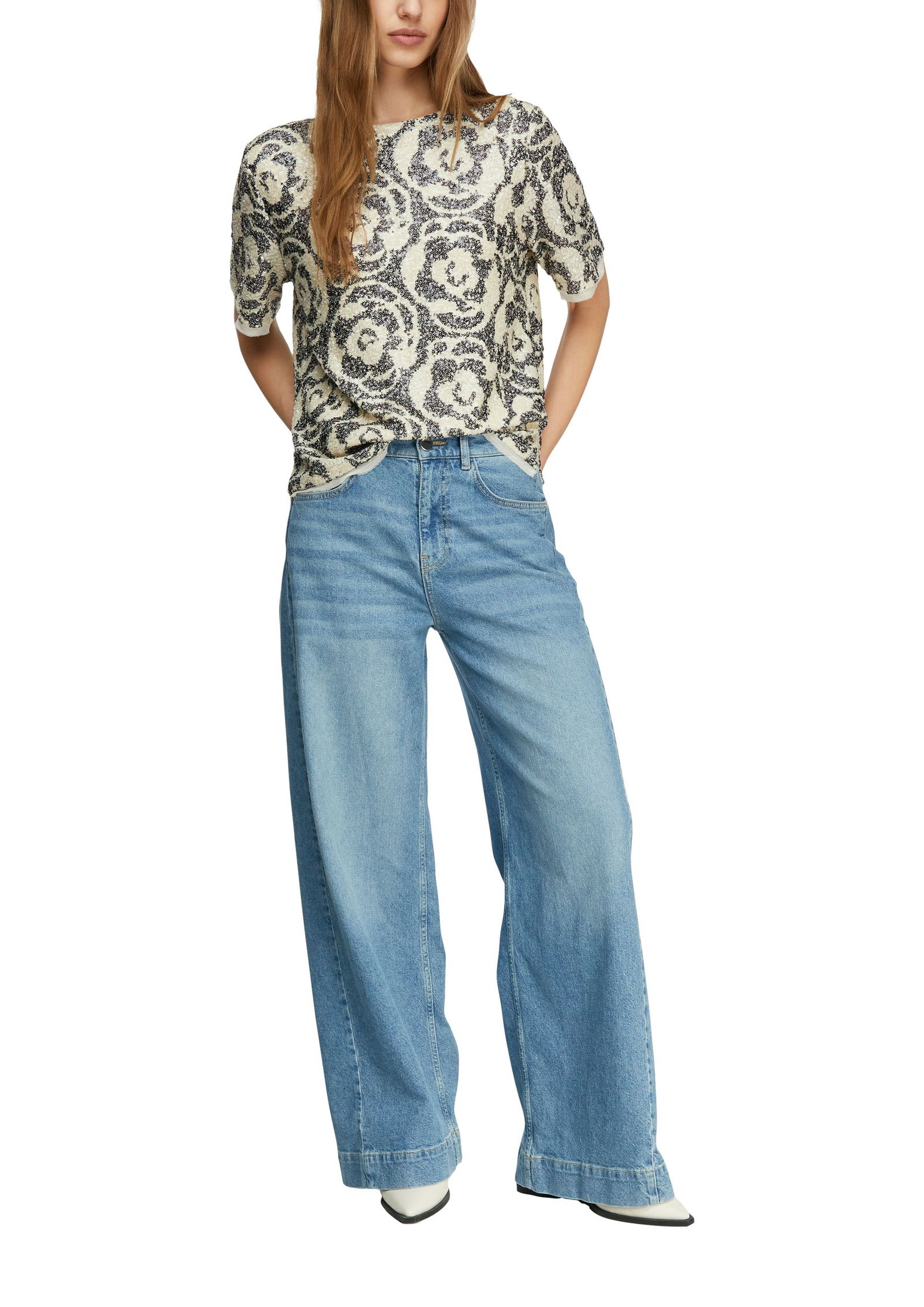 Comma |  Comma Druckbluse  | 36