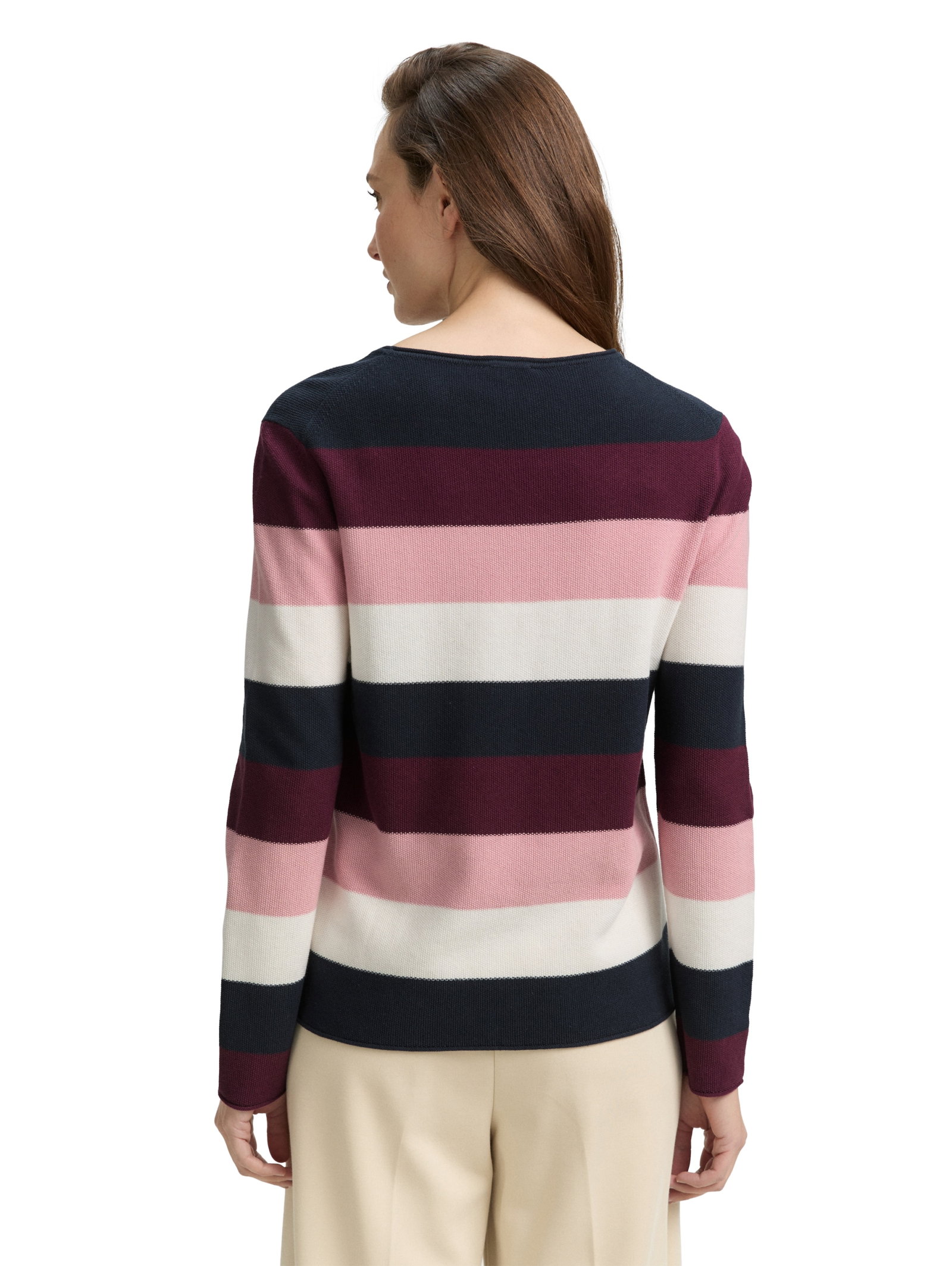 Tom Tailor Gestreifter Strickpullover #8