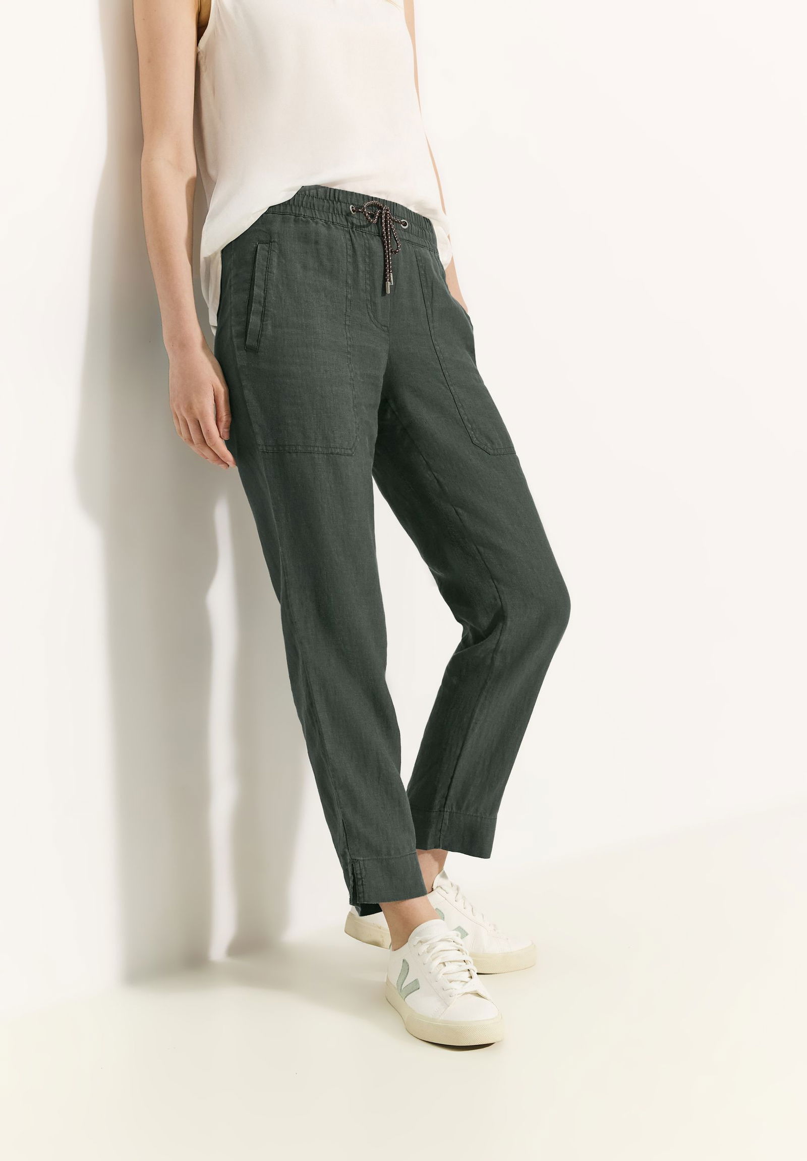CECIL |  CECIL Leinenhose  | strong khaki