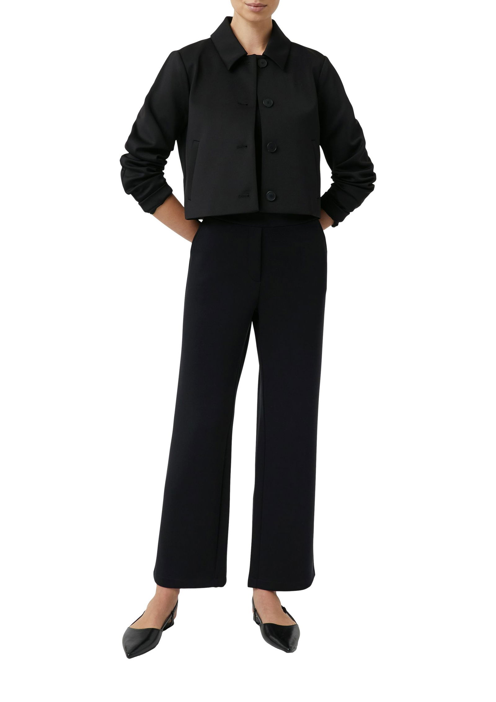 cab4b57bebf77223ba96630bb18ce0f2 Comma |  Comma Kurzblazer  | 40 | schwarz