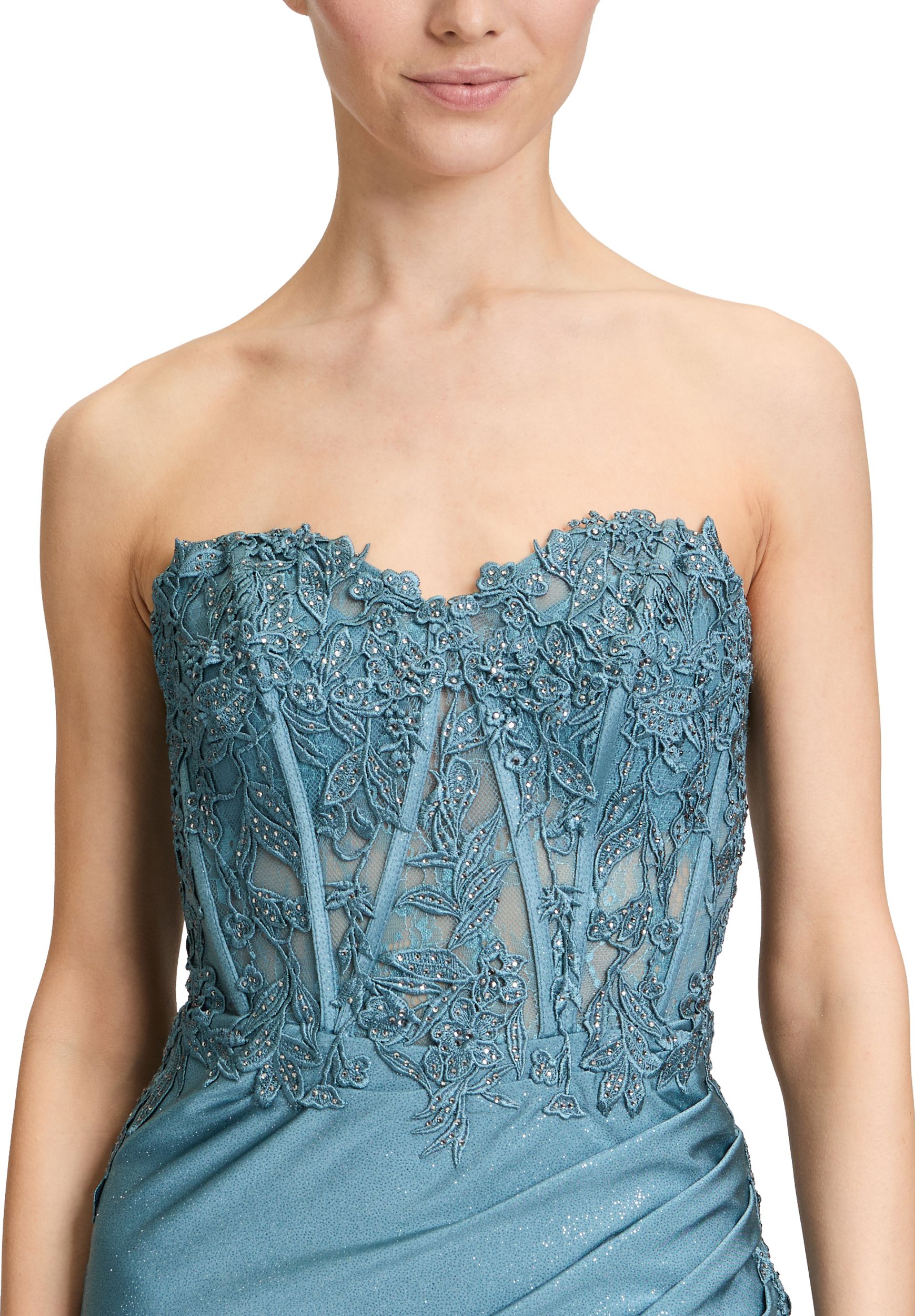 VM by Vera Mont |  VM by Vera Mont Langes Kleid  | 34 | blau/grau