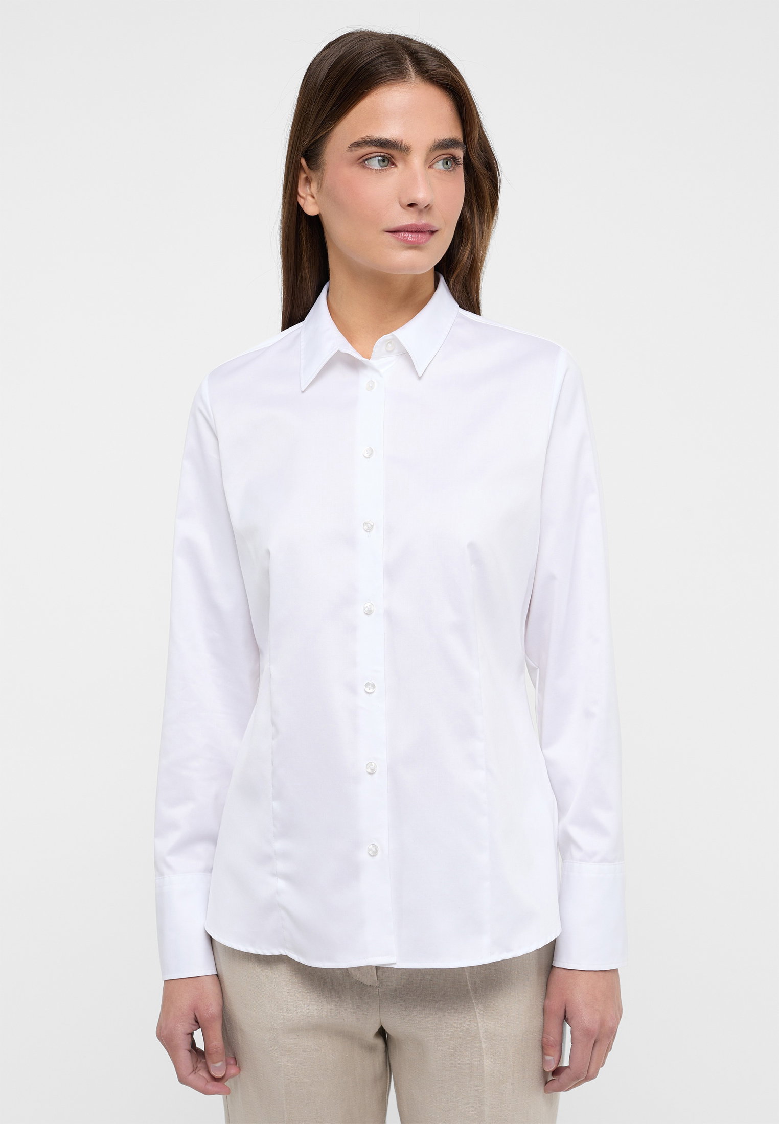 Eterna Bluse Twill Langarm #2