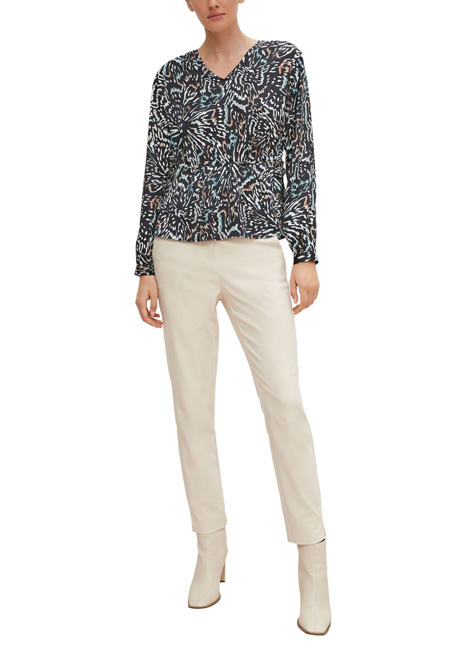 Comma Druckbluse