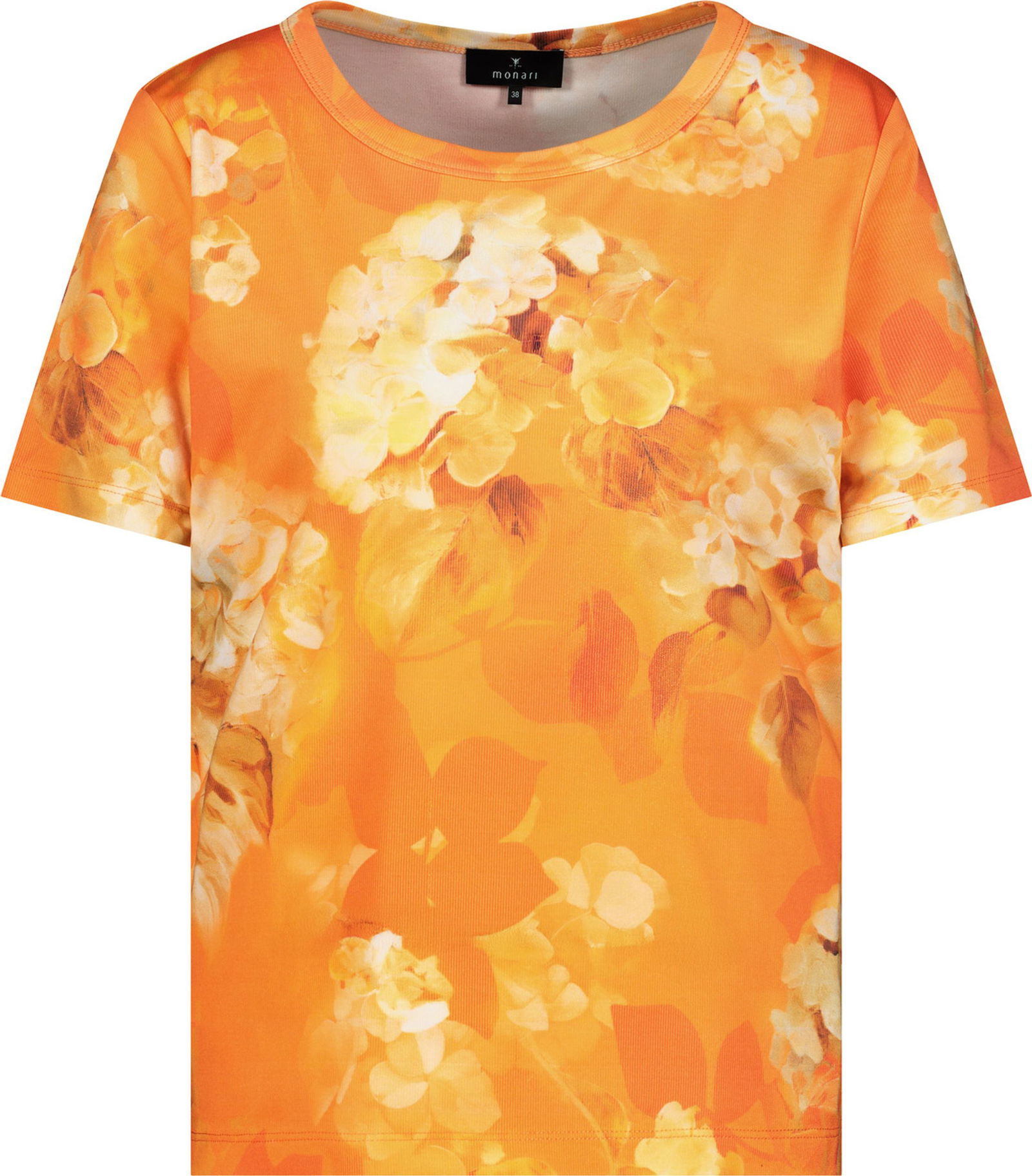 Monari |  T-Shirt, aperitif gemustert | 46 | fire